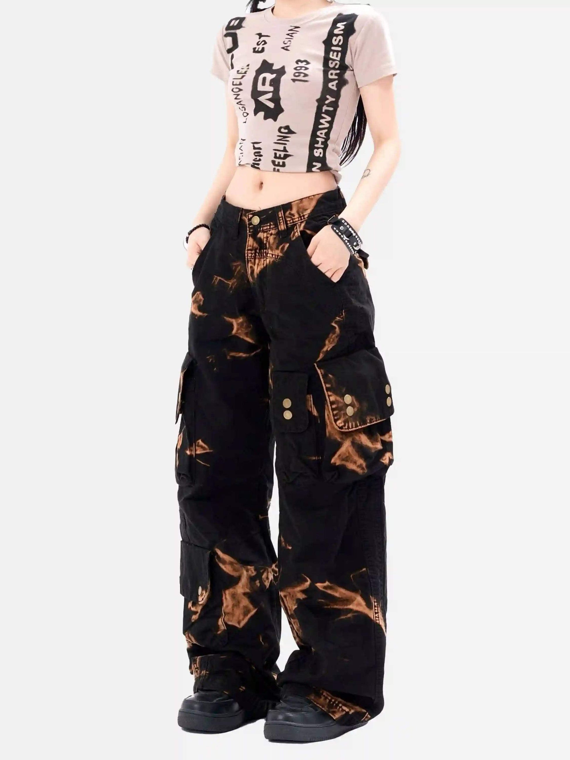 Disguisen American Retro Camouflage Work Trousers