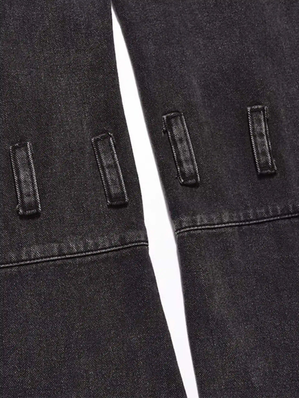 Vintage Punk Distressed Multi-pocket Jeans