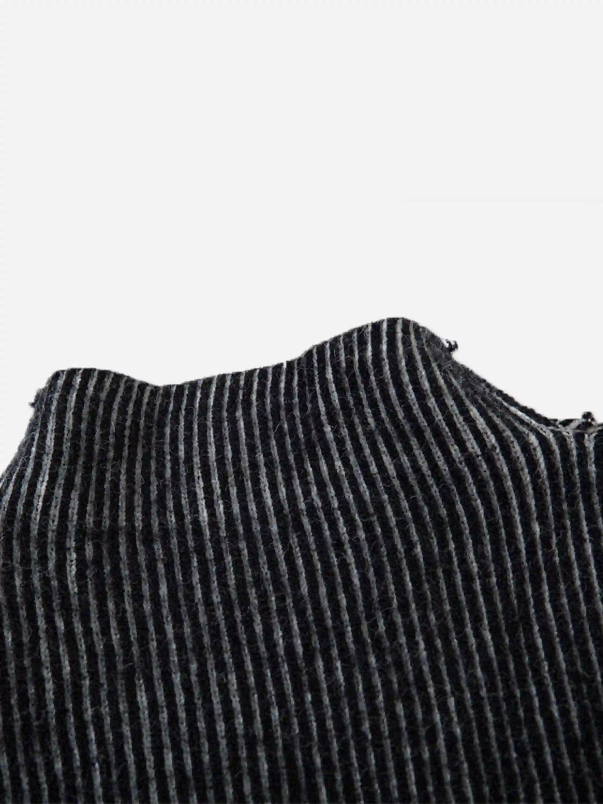 Disguisen Jacquard Half Turtleneck Knitted Sweater