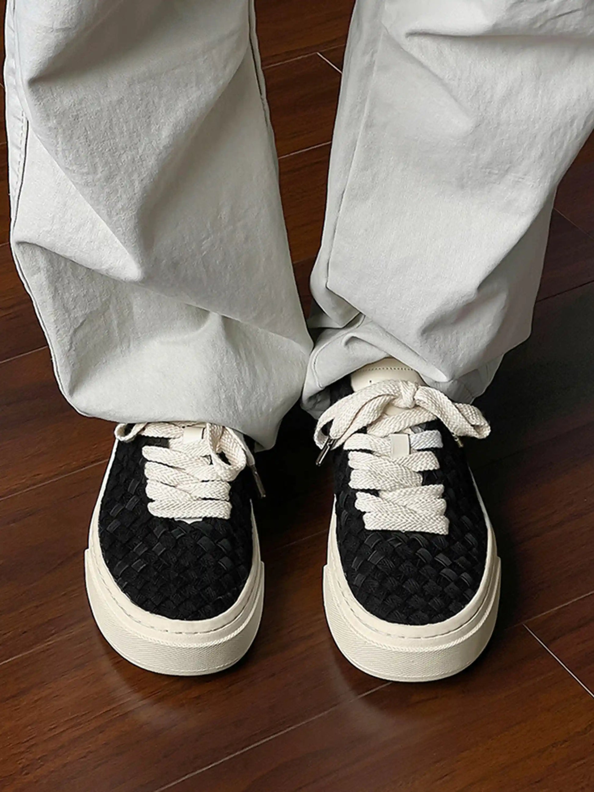 Disguisen Woven Canvas Sneakers