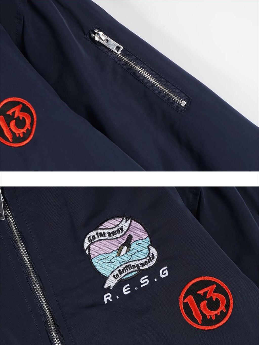 Badge Embroidery Baseball Uniform Coat