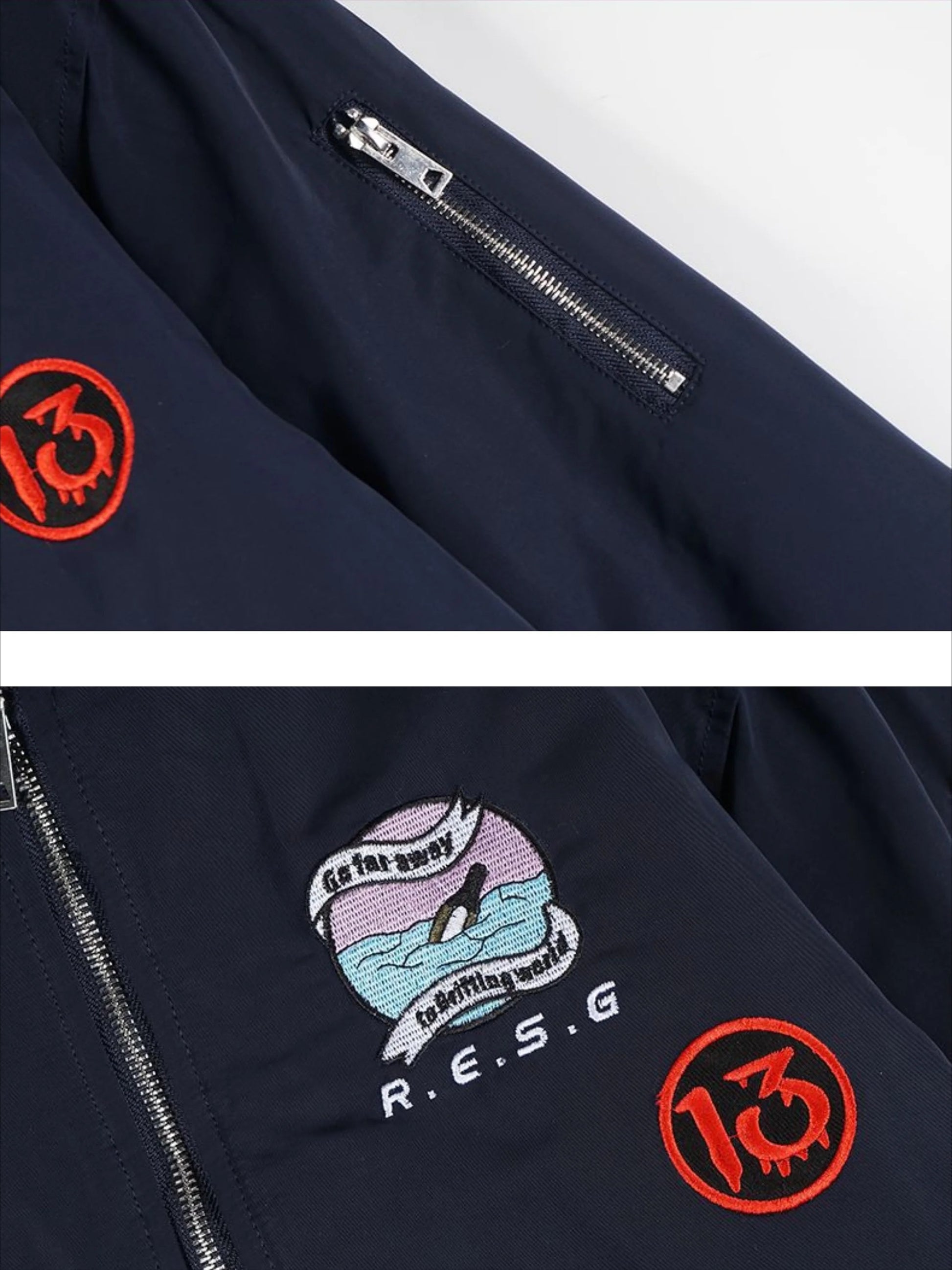 Badge Embroidery Baseball Uniform Coat