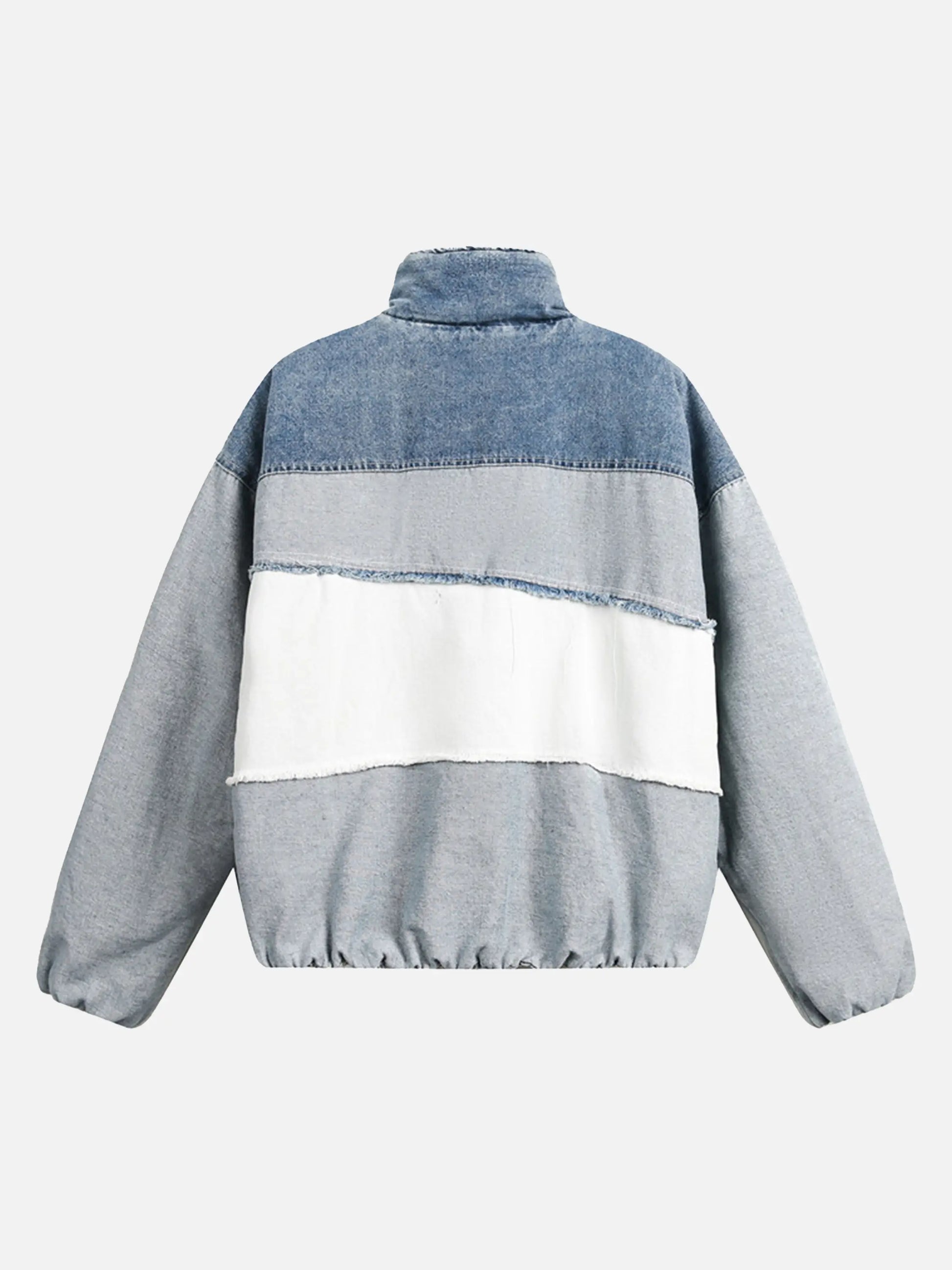 Vintage Patchwork Denim Coat