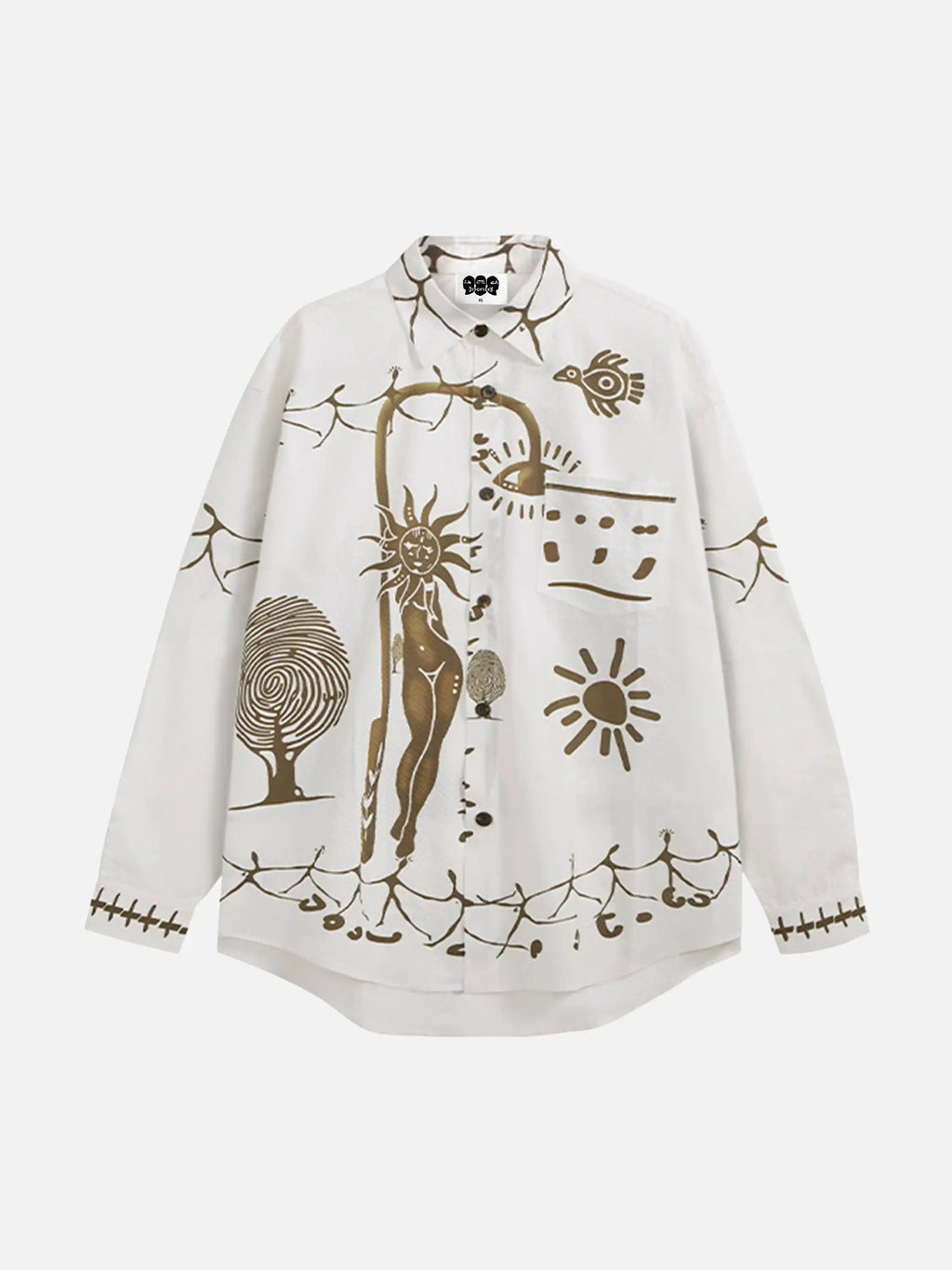 Disguisen American Mayan Abstract Mural Shirt