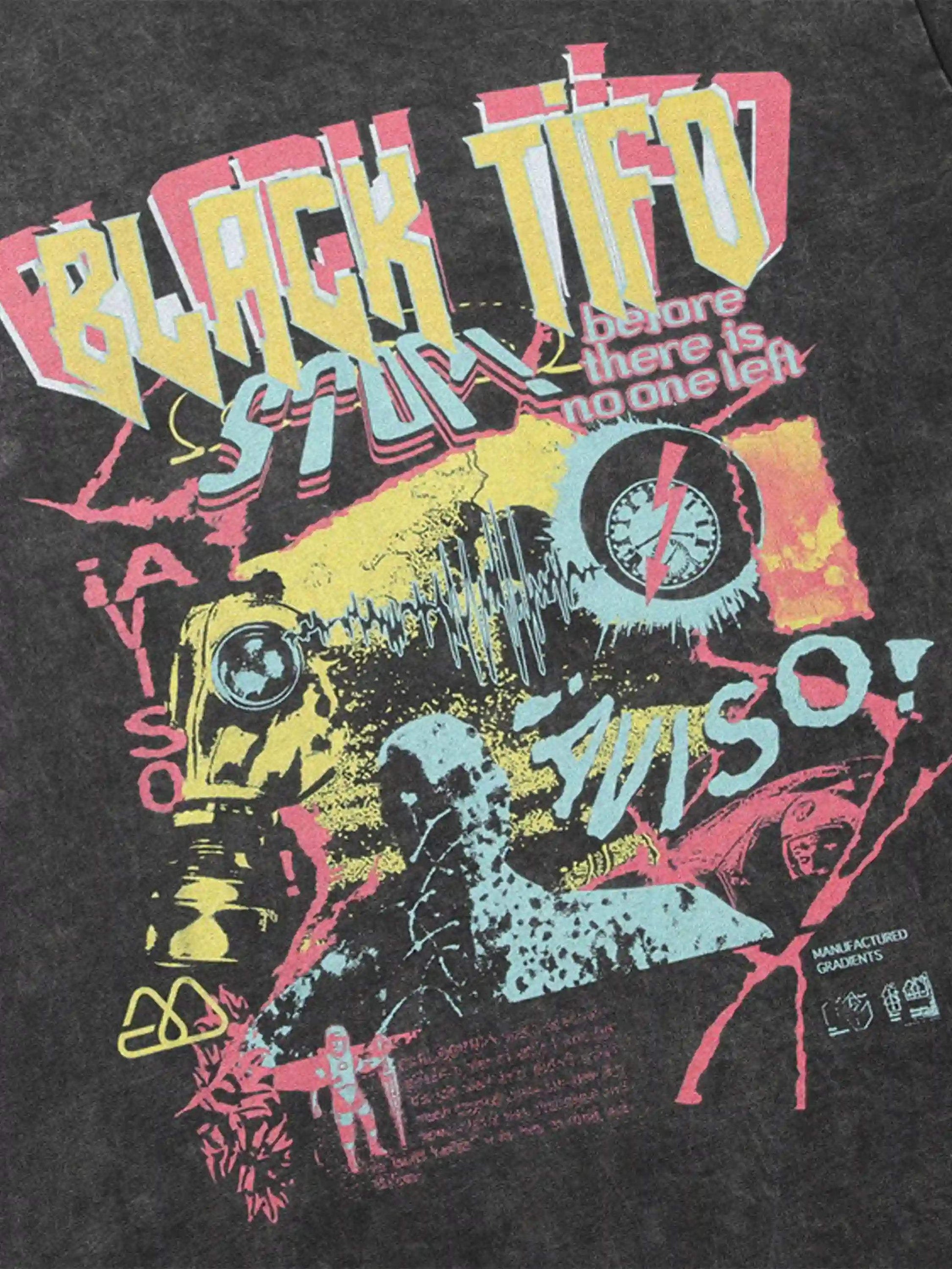 Disguisen Street Vintage Hip-Hop Washed T-Shirt