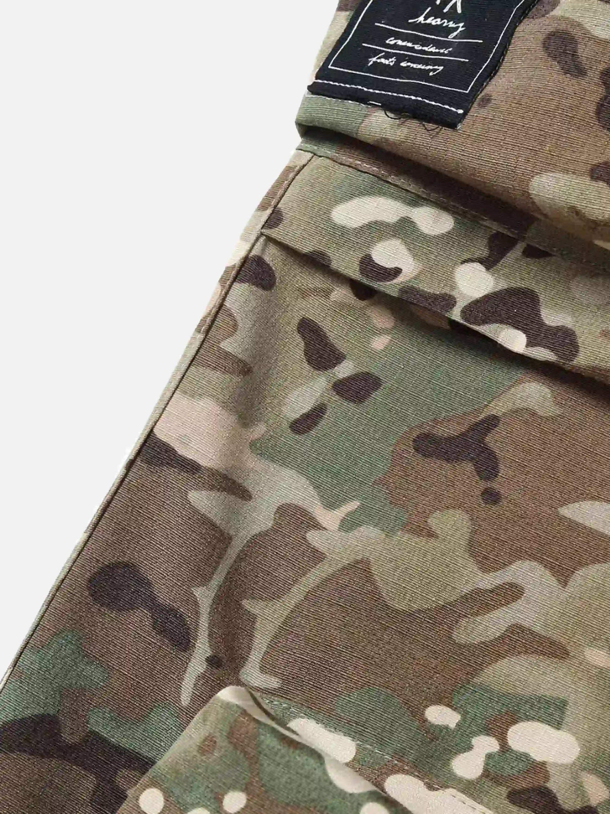 Disguisen Workwear Camouflage Hip-Hop Street Casual Pants