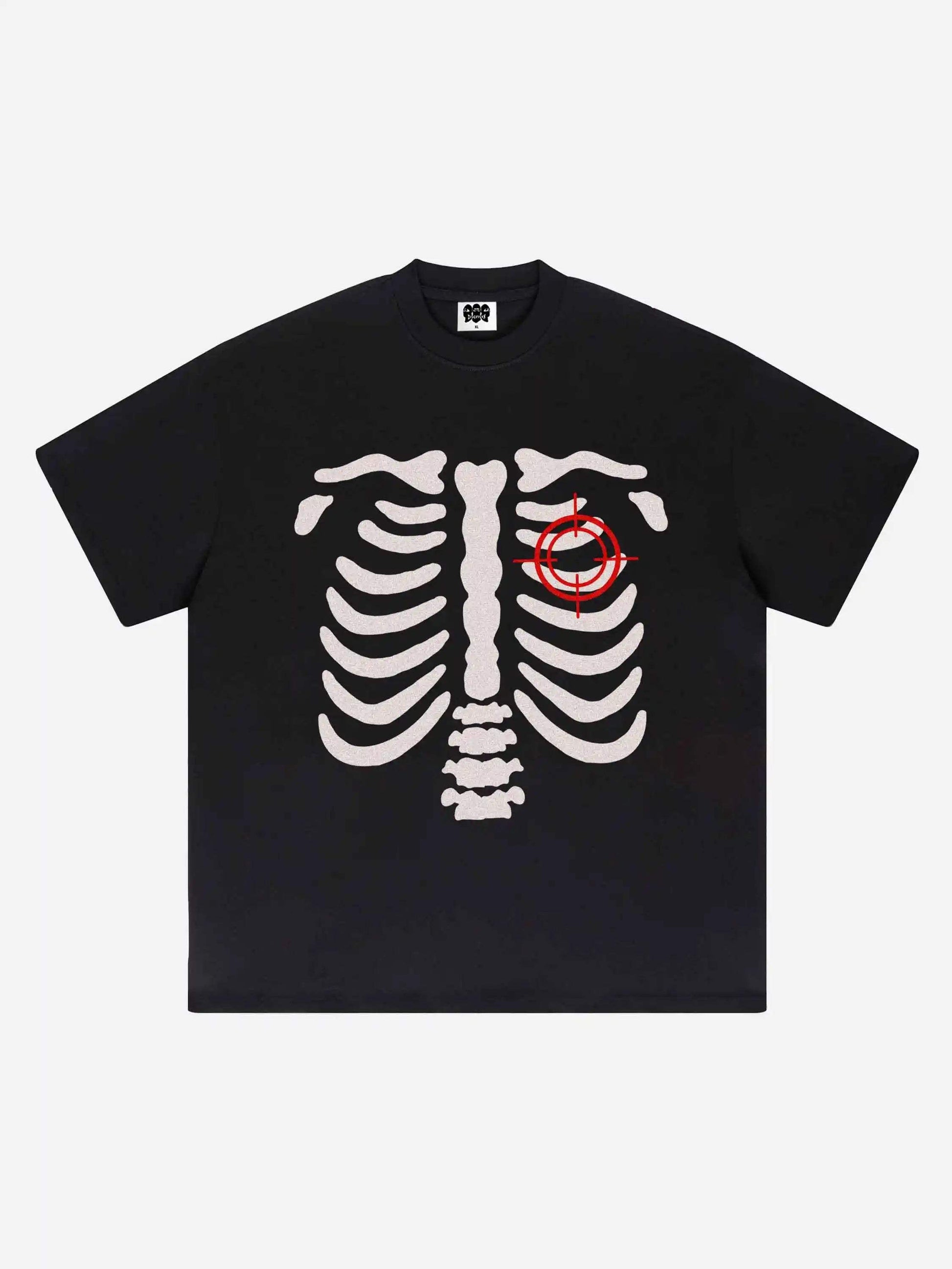 Maglietta Disguisen American Retro Skull