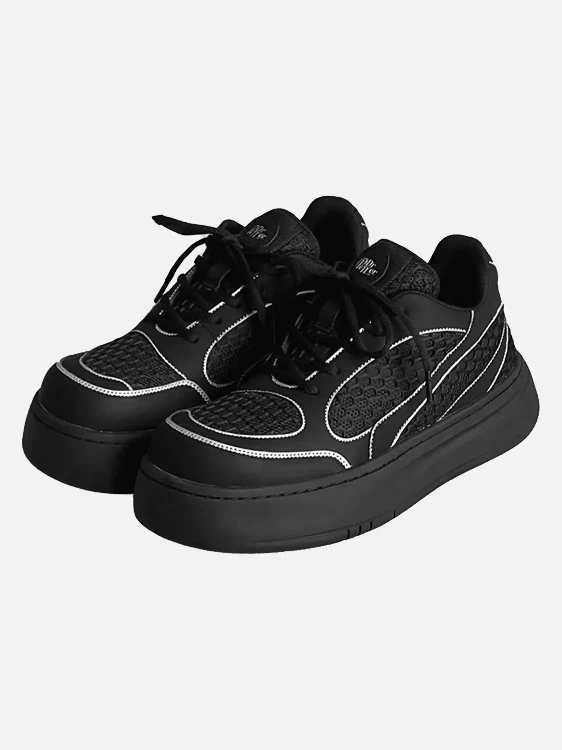 Disguisen Linear Design Mesh Sneakers