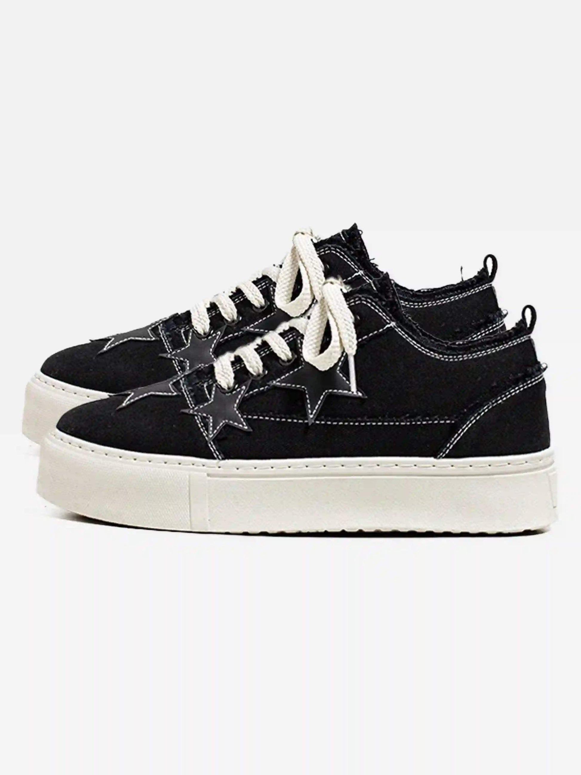 Star Canvas Height-Increasing Shoes