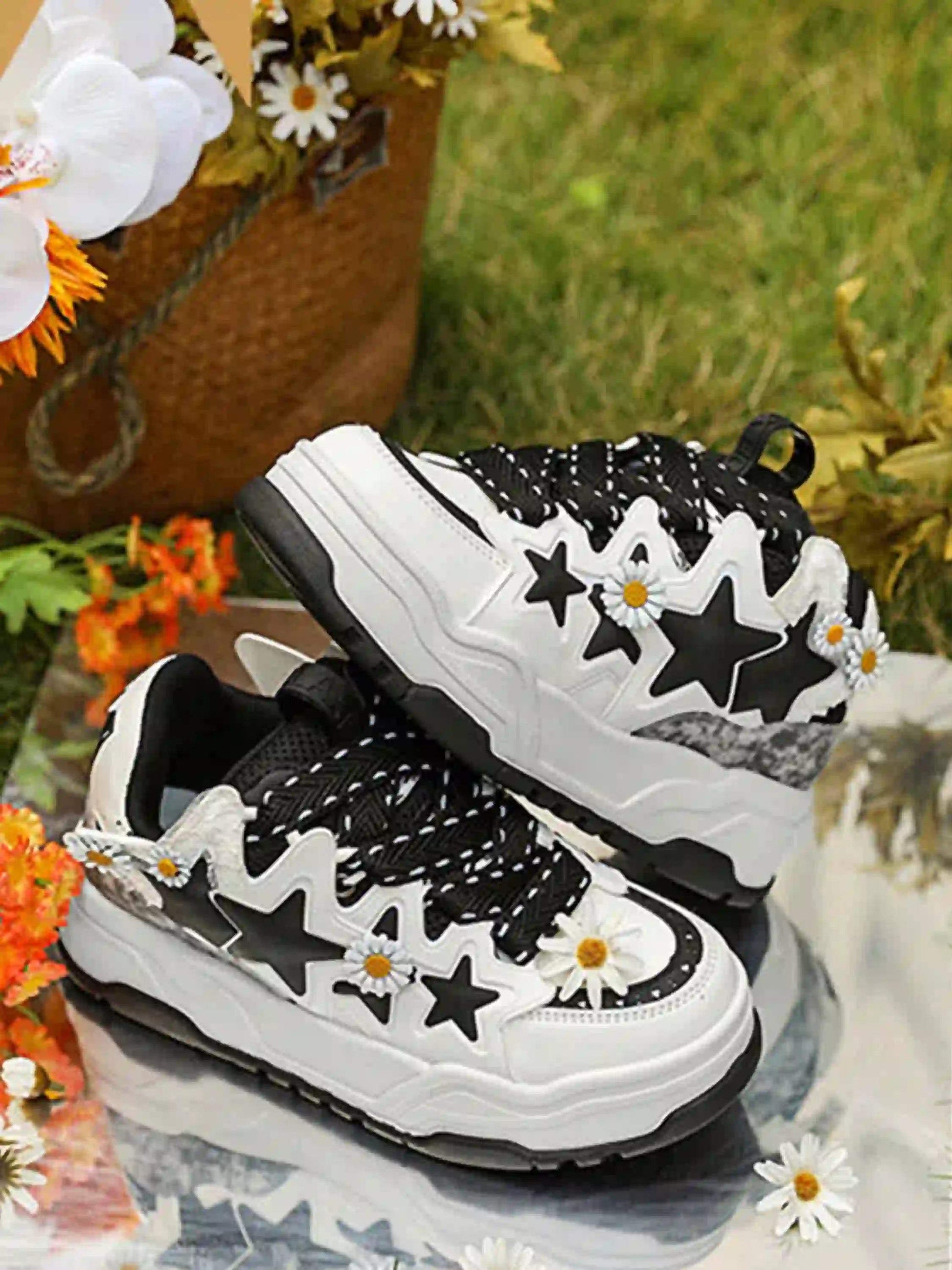 Disguisen Street Daisy Thick-Soled Sneakers