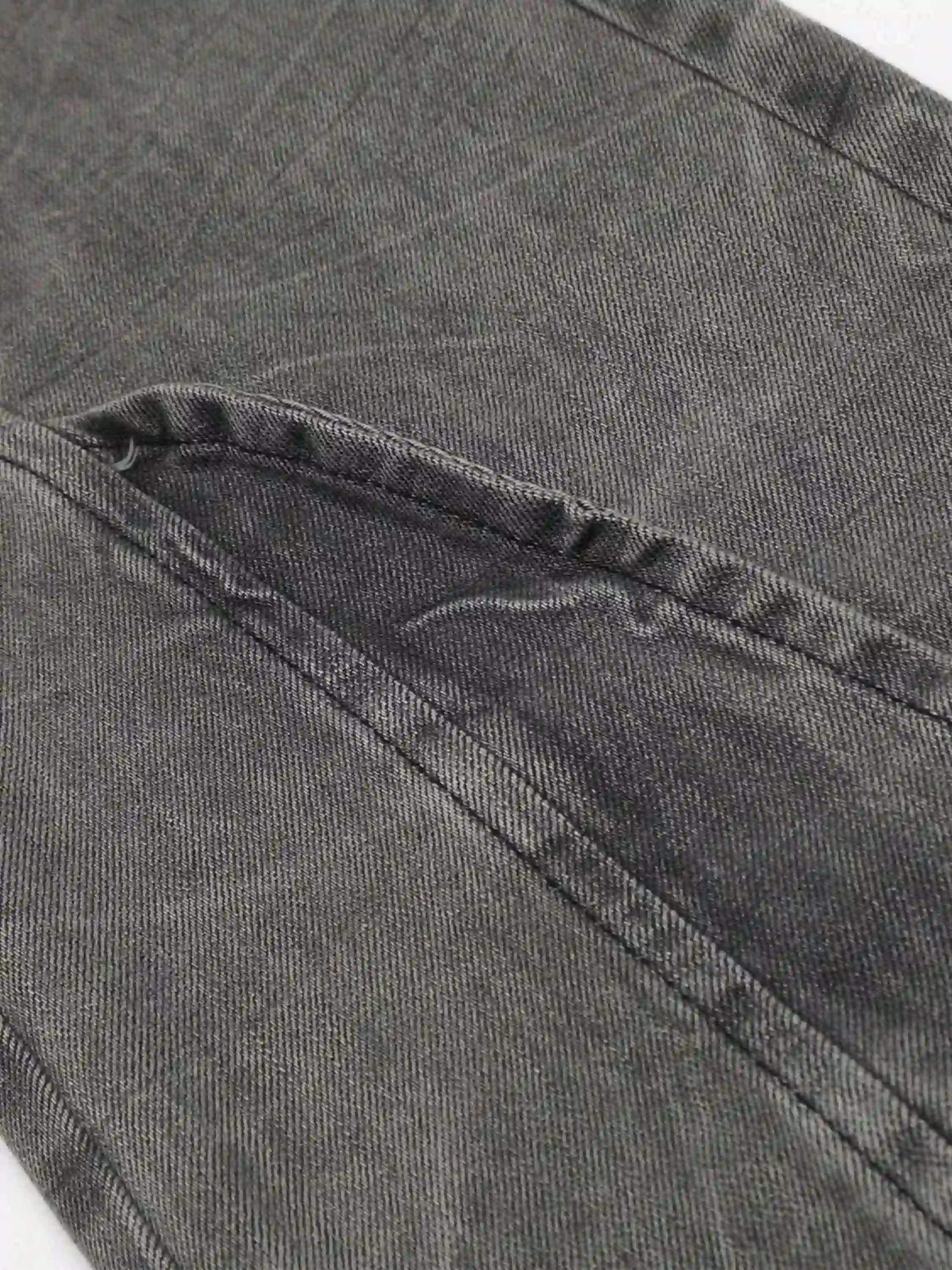 Disguisen Distressed Punk Jeans With Metal Belt