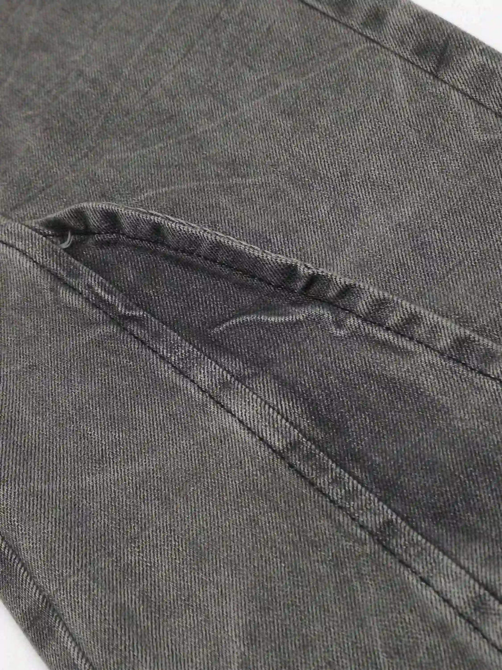 Disguisen Distressed Punk Jeans With Metal Belt