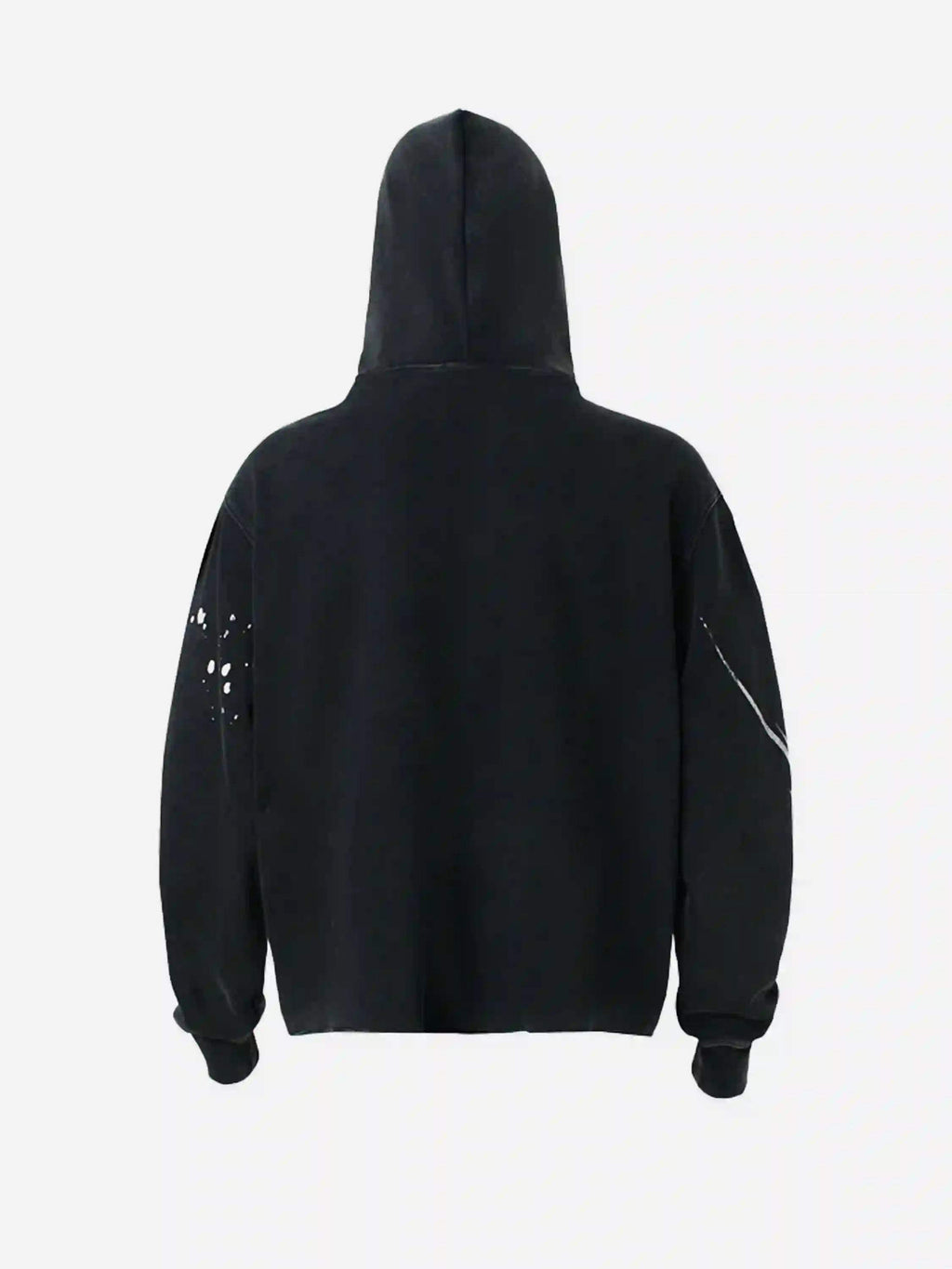 Disguisen American Hip-Hop Graffiti Distressed Hooded Hoodie