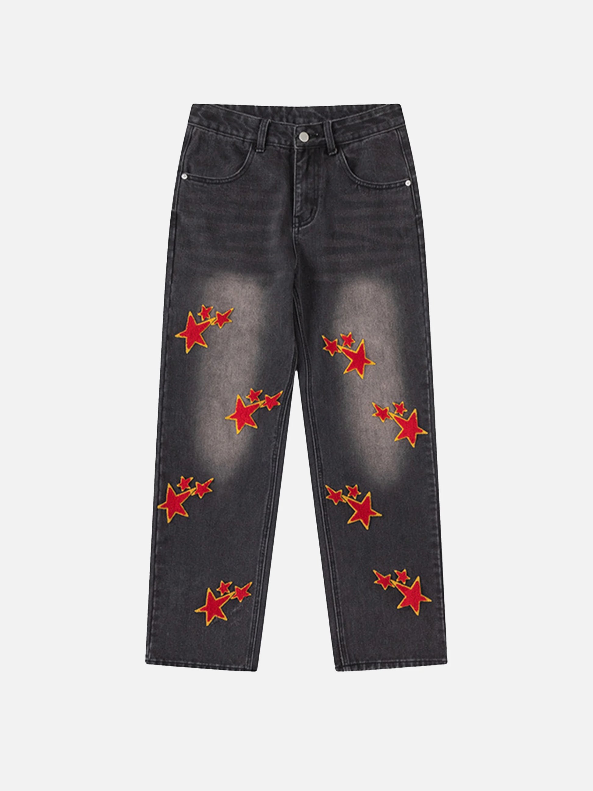 Vintage Star Embroidered Jeans