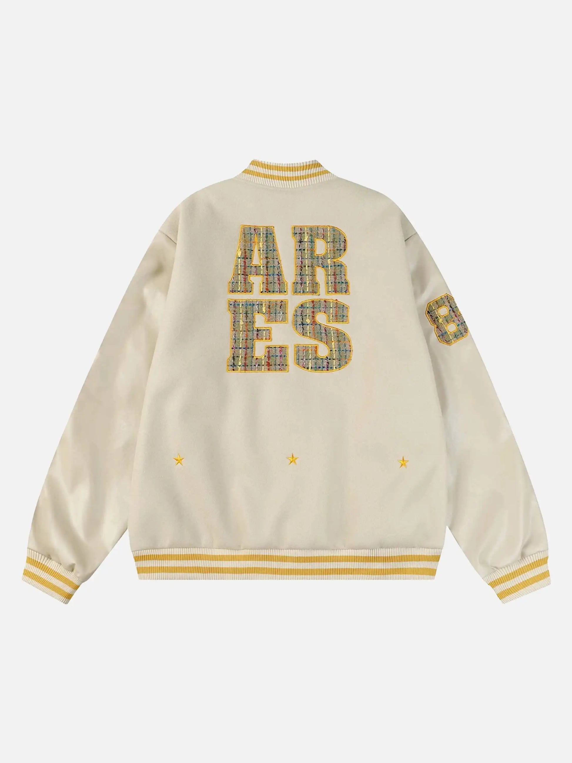 Disguisen American Retro Applique Baseball Jacket