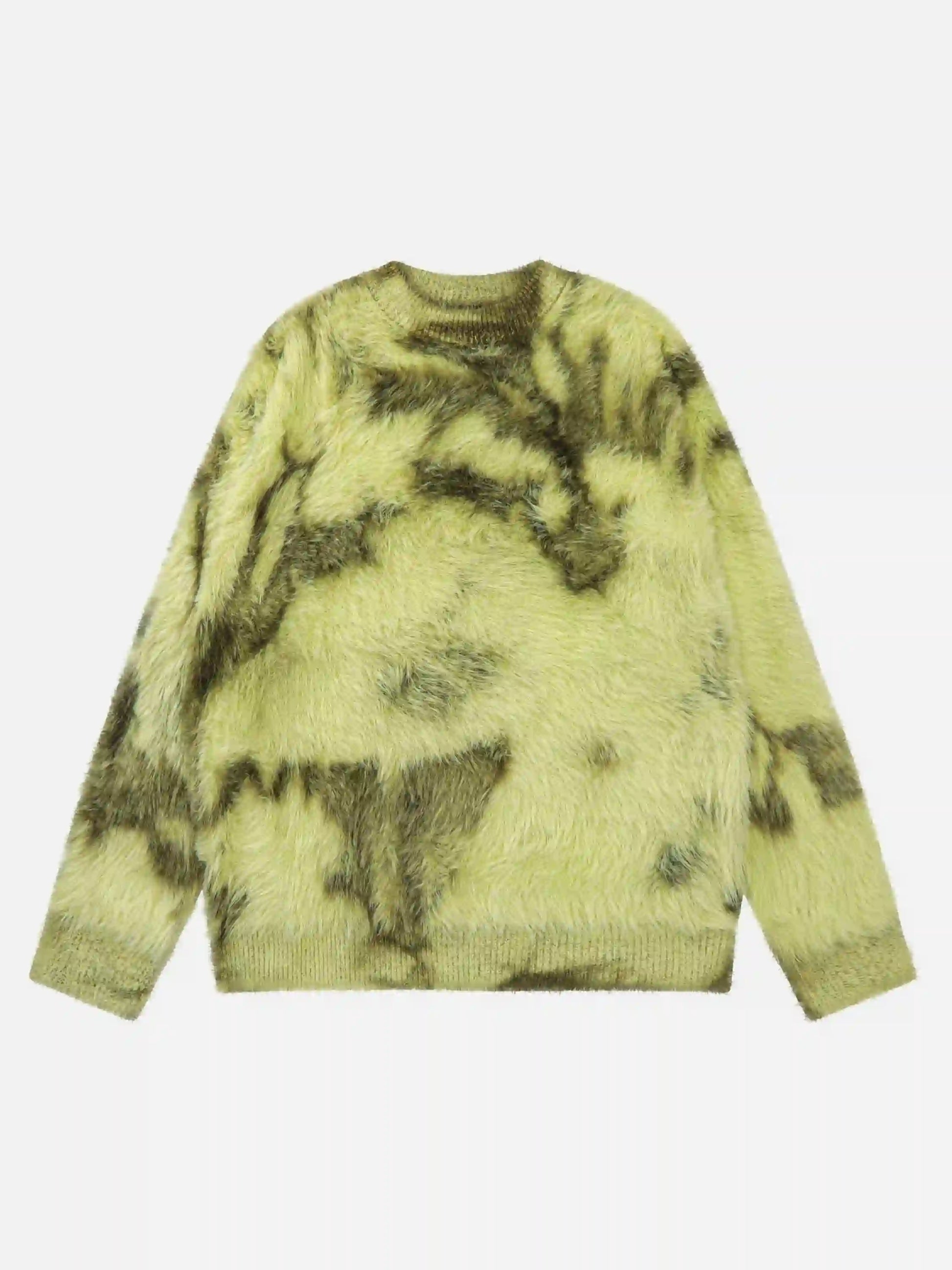Disguisen Mohair Tie-dye Design Sweater