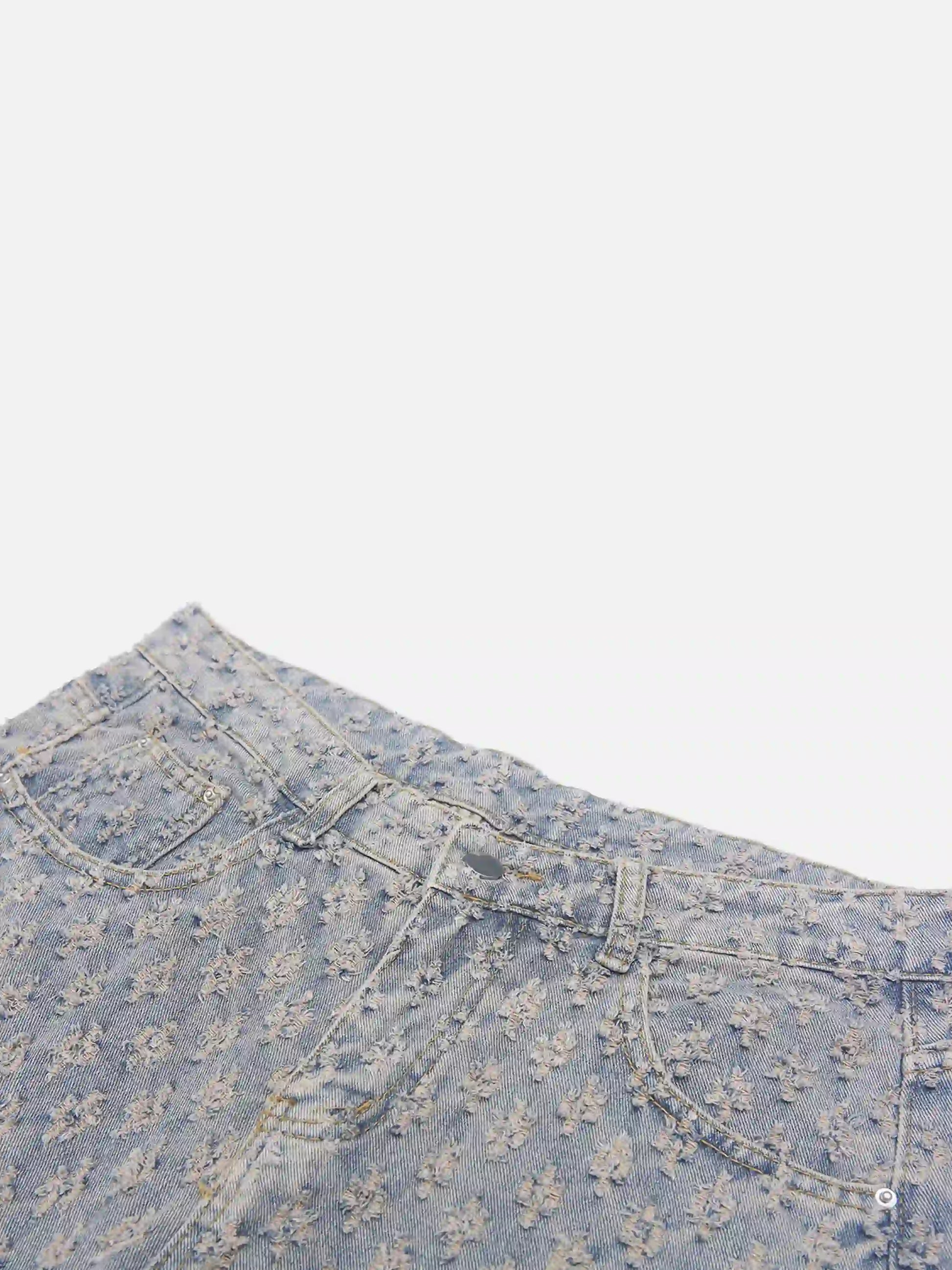 Disguisen American Retro Floral Personalized Jeans