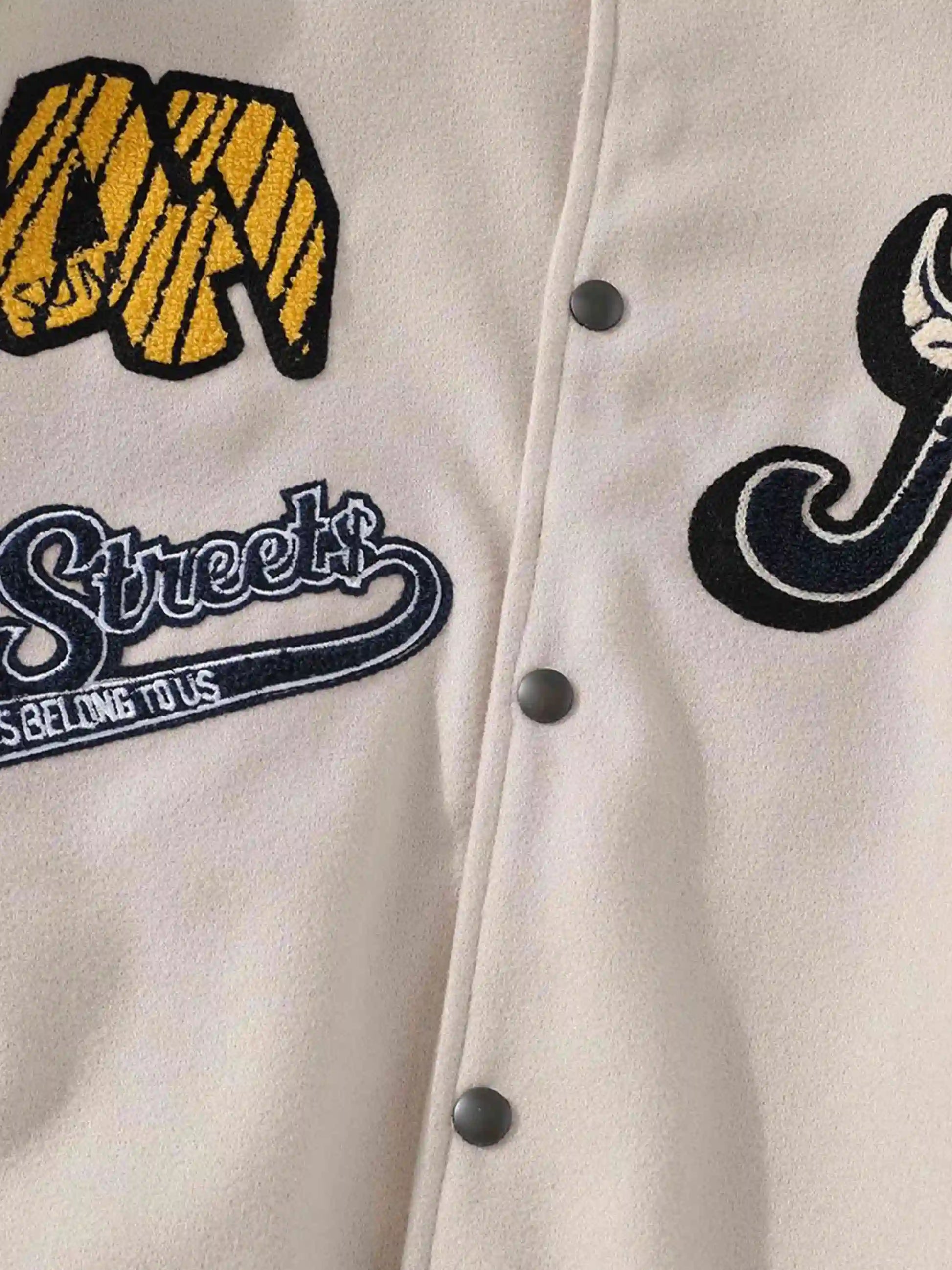 Disguisen Vintage Embroidered Baseball Jacket