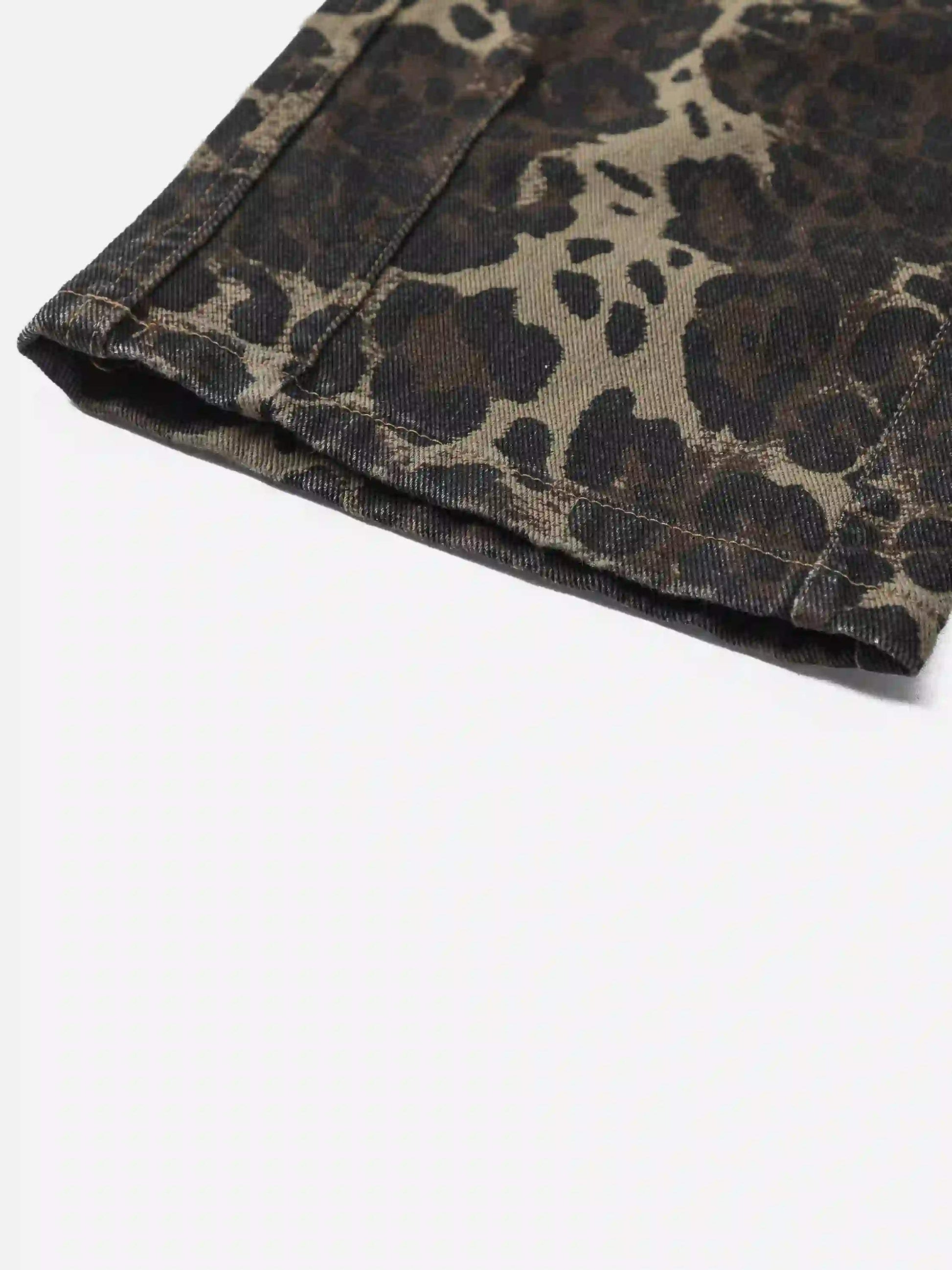 Disguisen Street Leopard Print Overalls