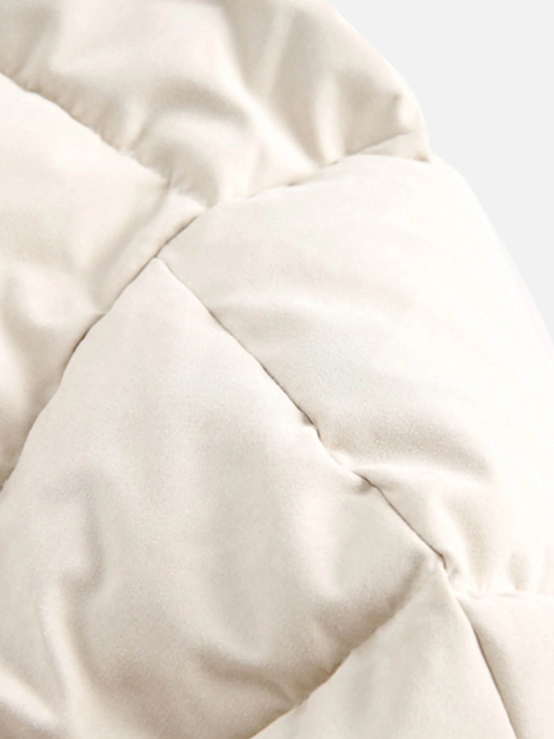 Panelled Stand Collar Cropped Coat