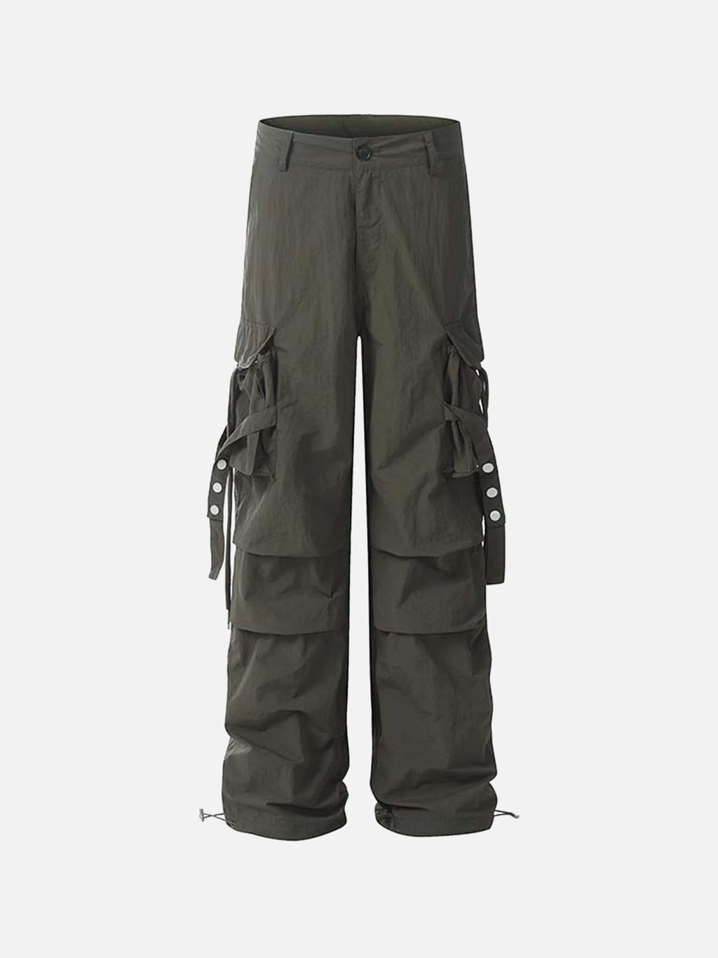 Disguisen Pleated Bandage Drawstring Cargo Pants