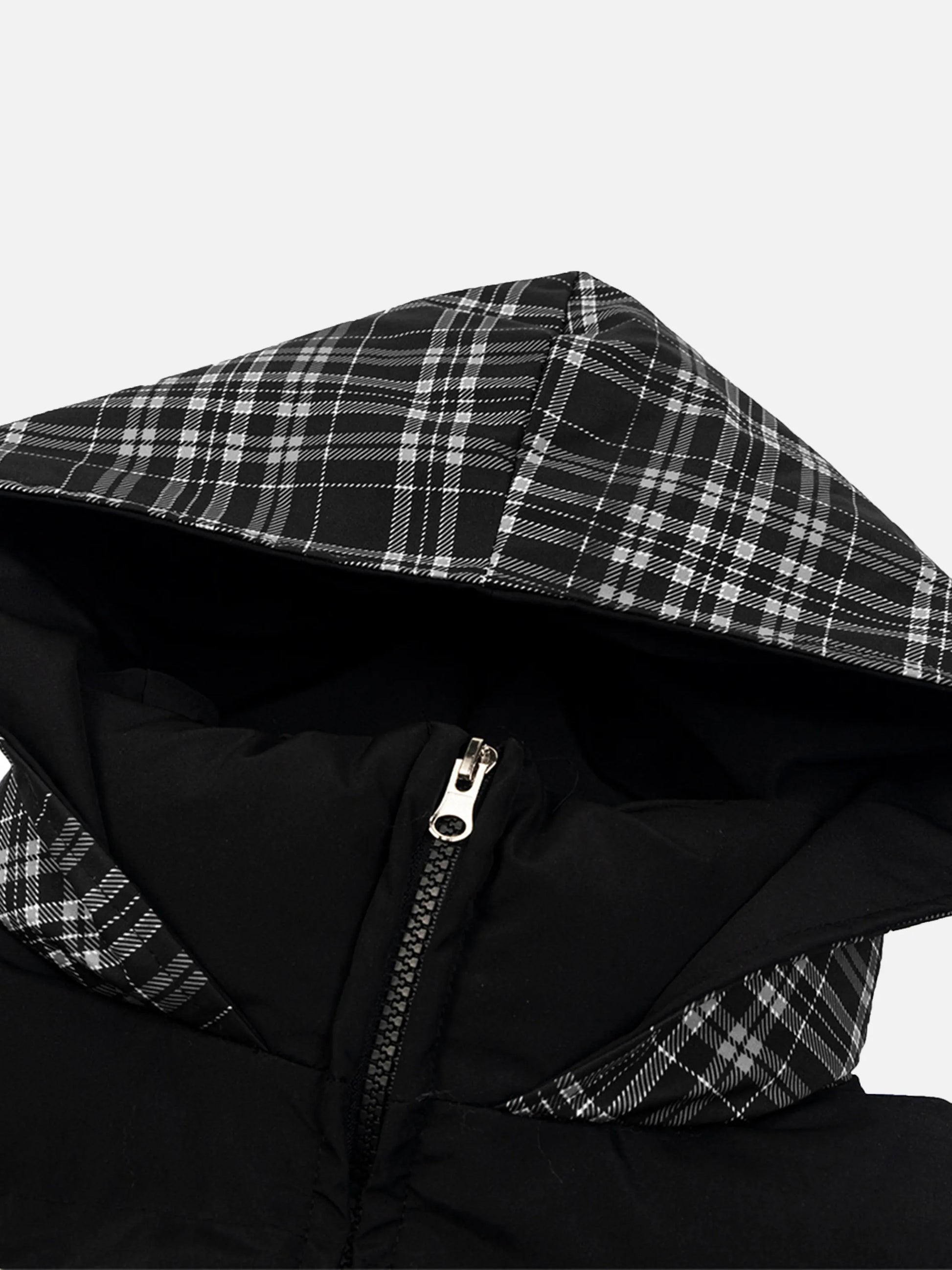 Vintage Mottled Lettering Hooded Jacket