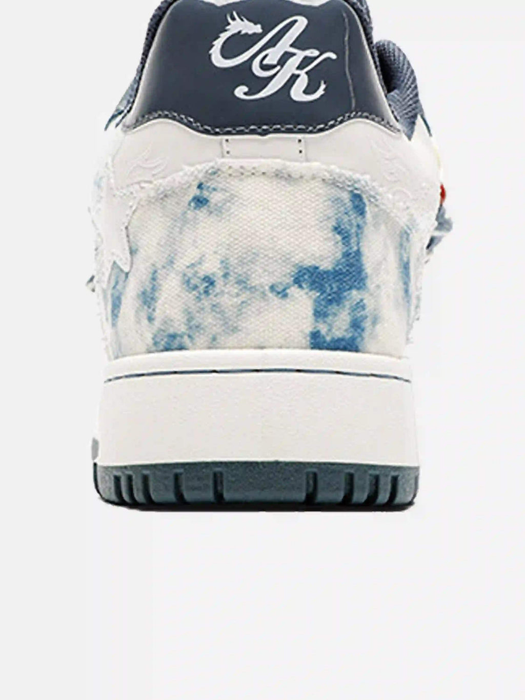 Disguisen Street Blue And White Porcelain Star Sneakers