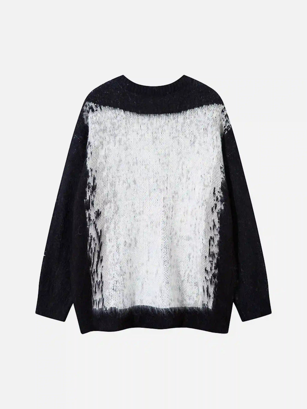 Disguisen Contrast Color Cross Sweater