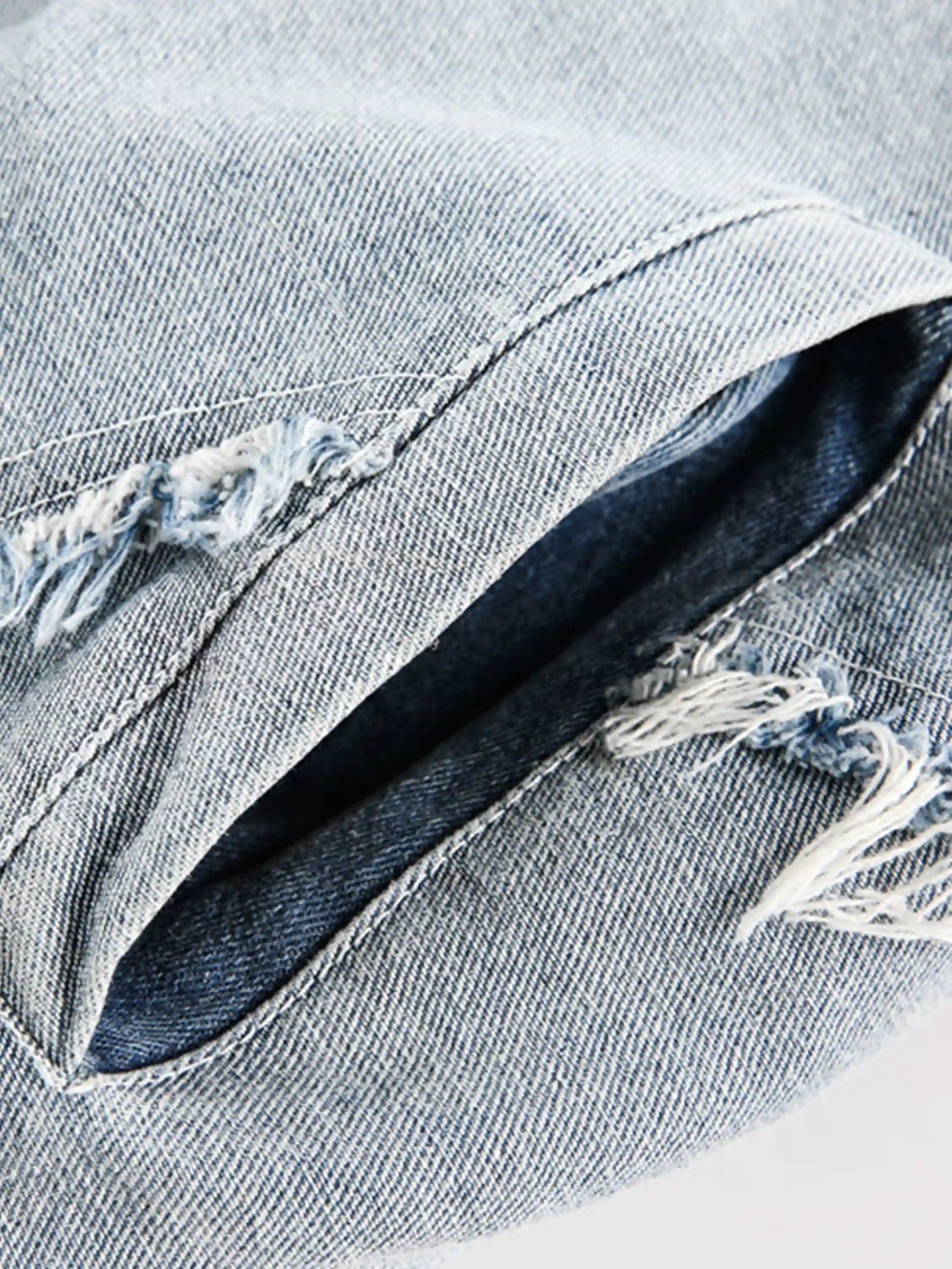 Vintage Patchwork Denim Coat