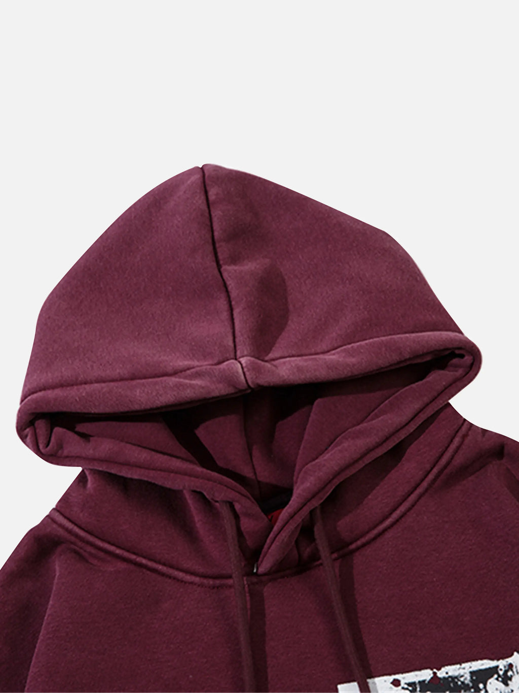 Vintage Cross Print Washed Hoodie