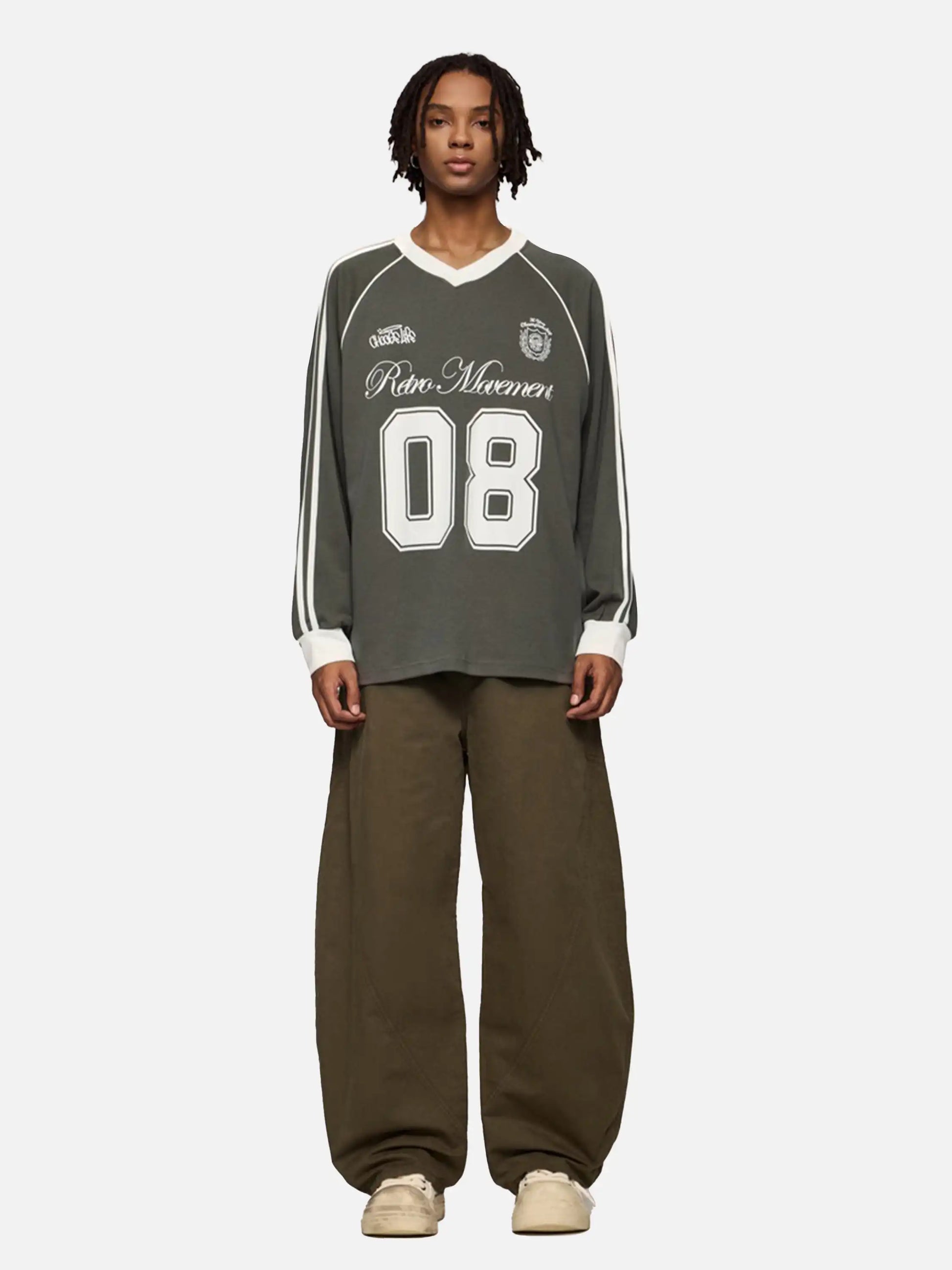 Disguisen Street American Long-Sleeved Jersey T-Shirt