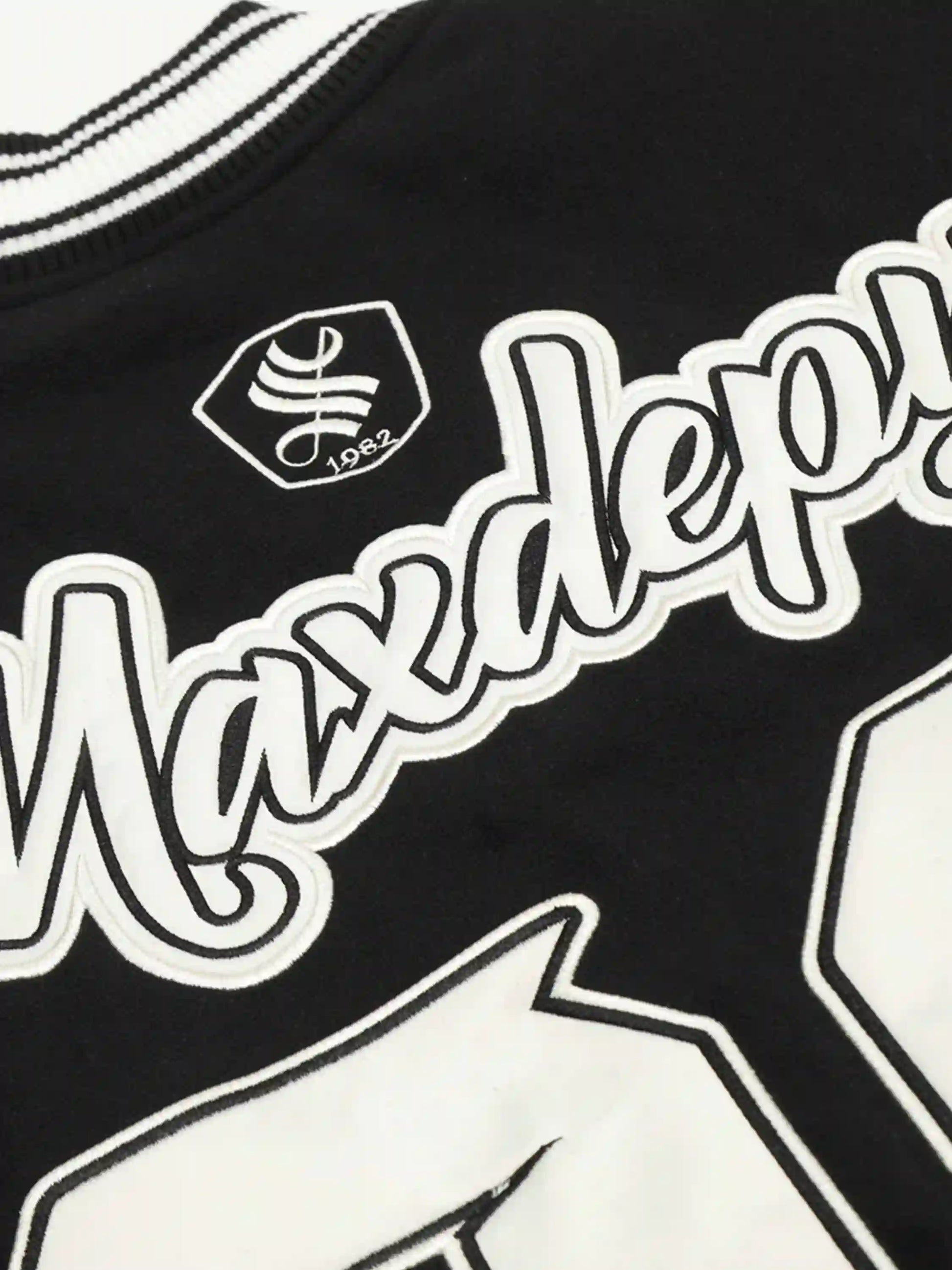 Disguisen Number 98 Embroidered Baseball Jacket