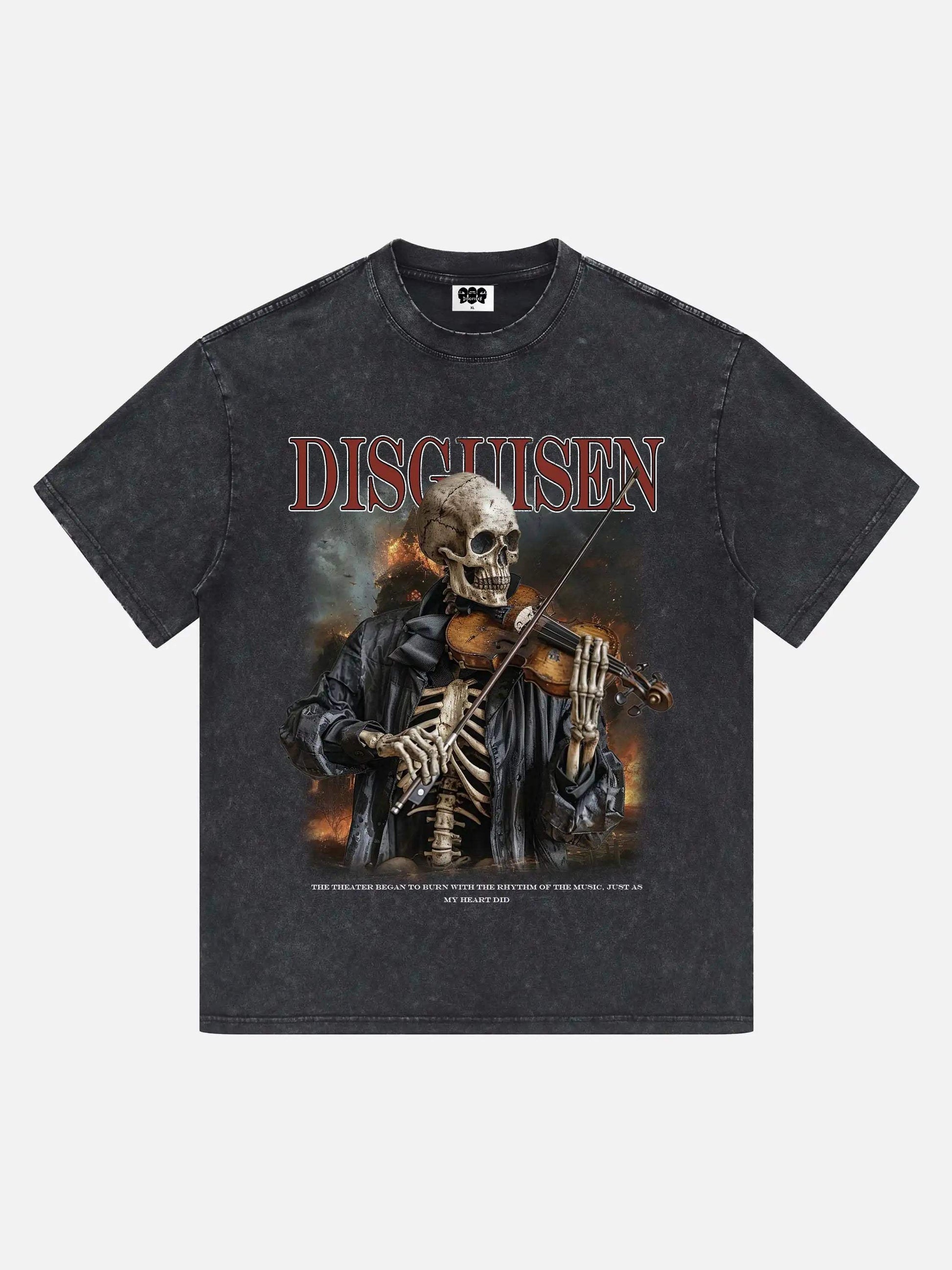 Disguisen Skull Vintage Loose T-Shirt
