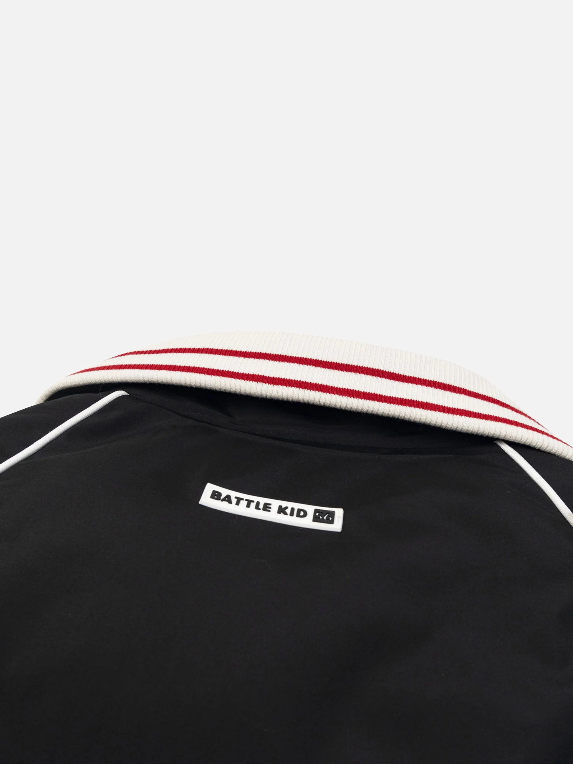 Preppy Style POLO Stand Collar Jacket