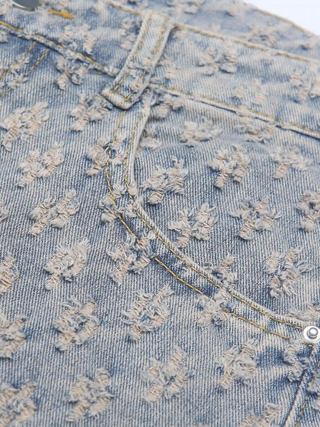 Disguisen American Retro Floral Personalized Jeans