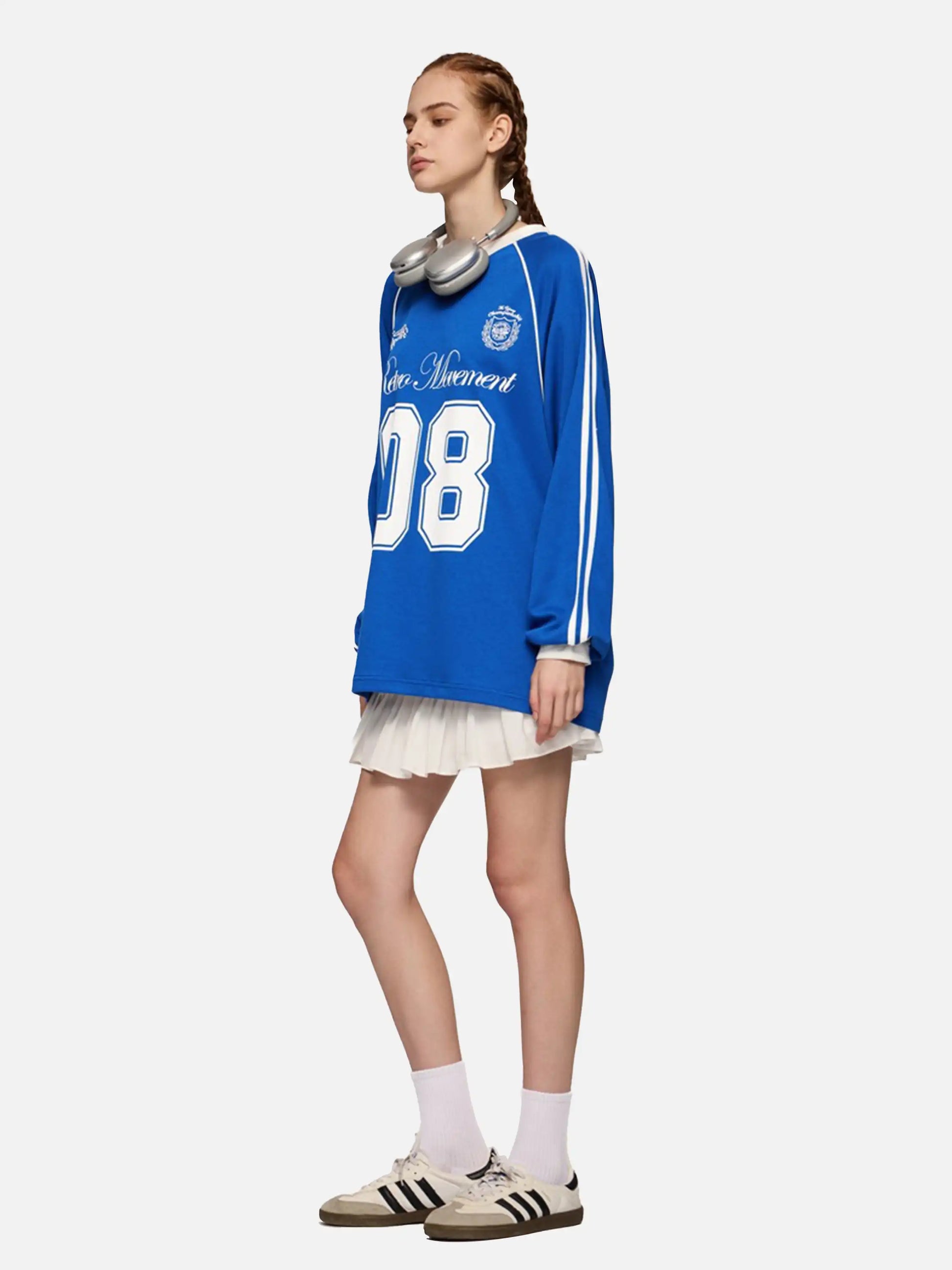 Disguisen Street American Long-Sleeved Jersey T-Shirt