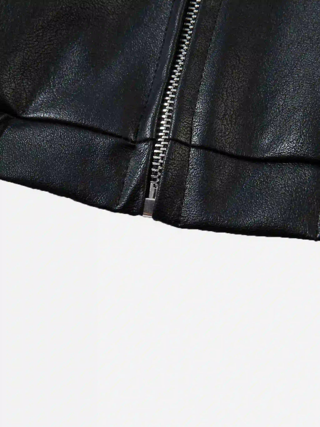 Disguisen Hip-Hop Street Biker Embroidered Leather Jacket