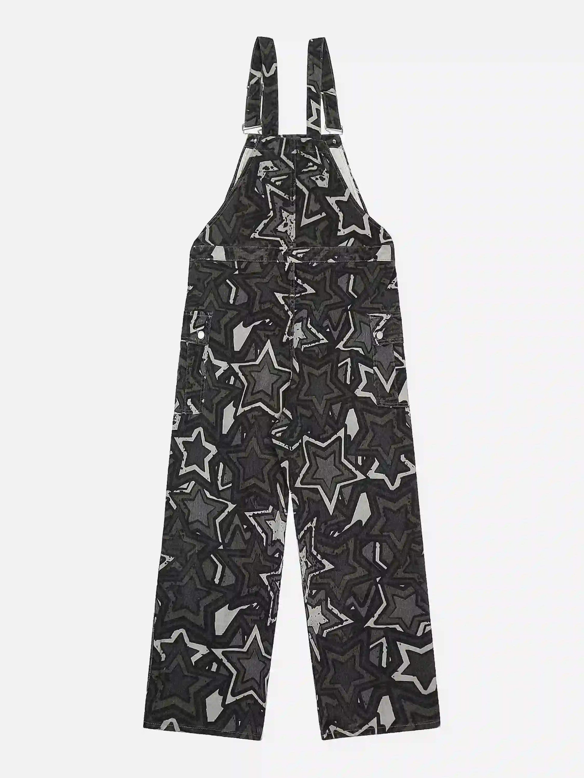 Disguisen American Retro Starry Sky Overalls
