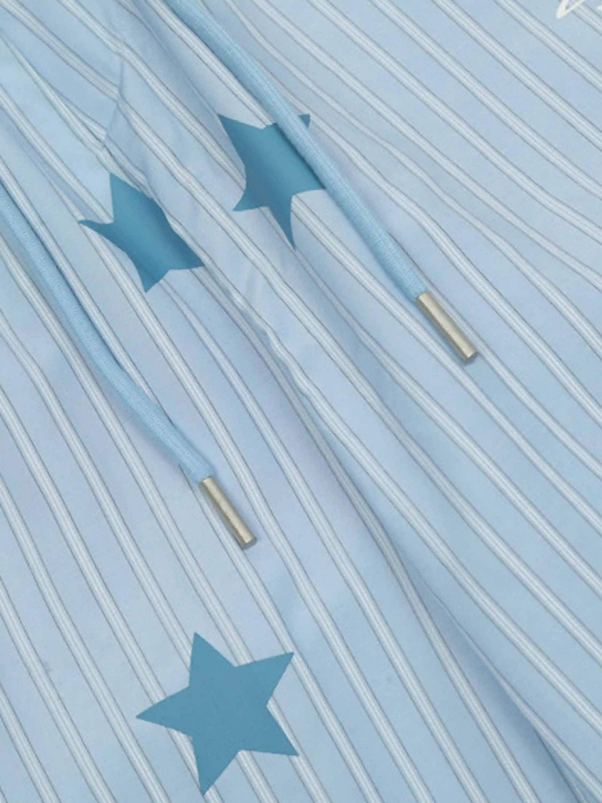 Disguisen Street Retro Star Vertical Stripes Trousers