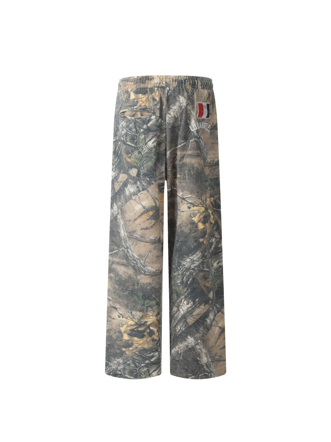 Tree Branches Digital Print Drapey Pants