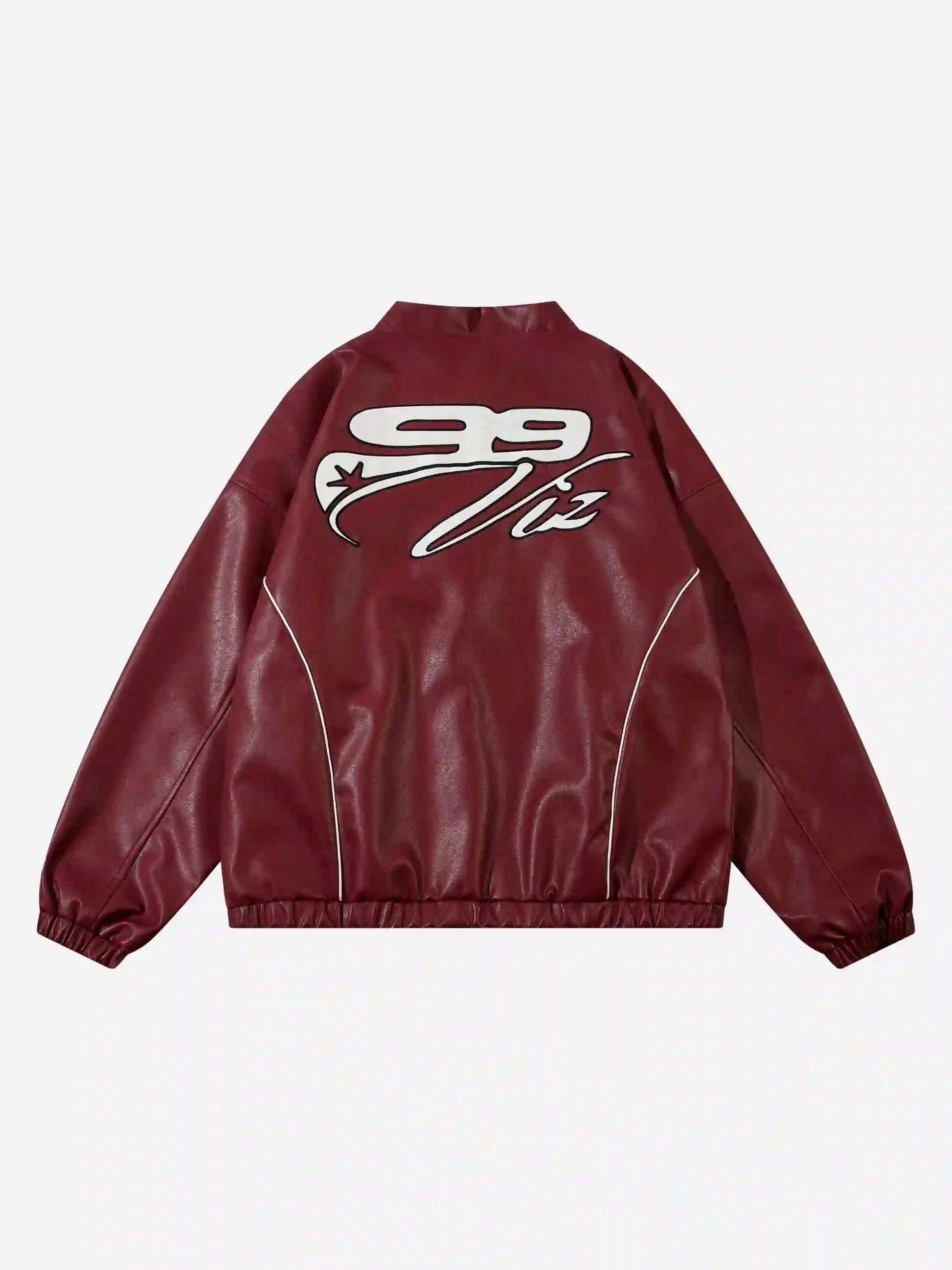 Stitching Pu Motorcycle Jacket