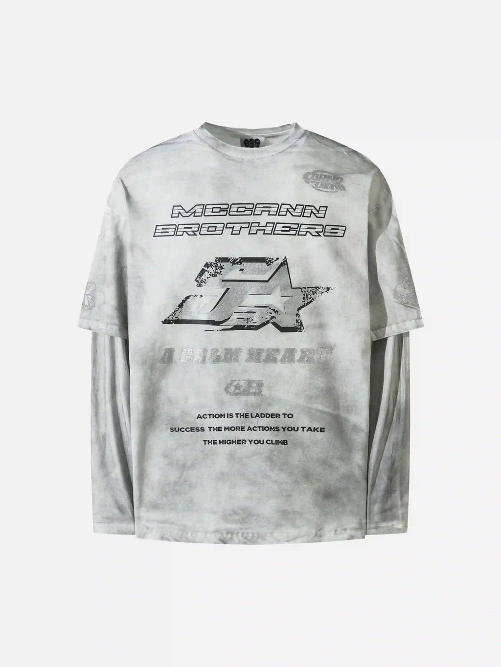 Disguisen Street American Industrial Style Long Sleeves T-Shirt