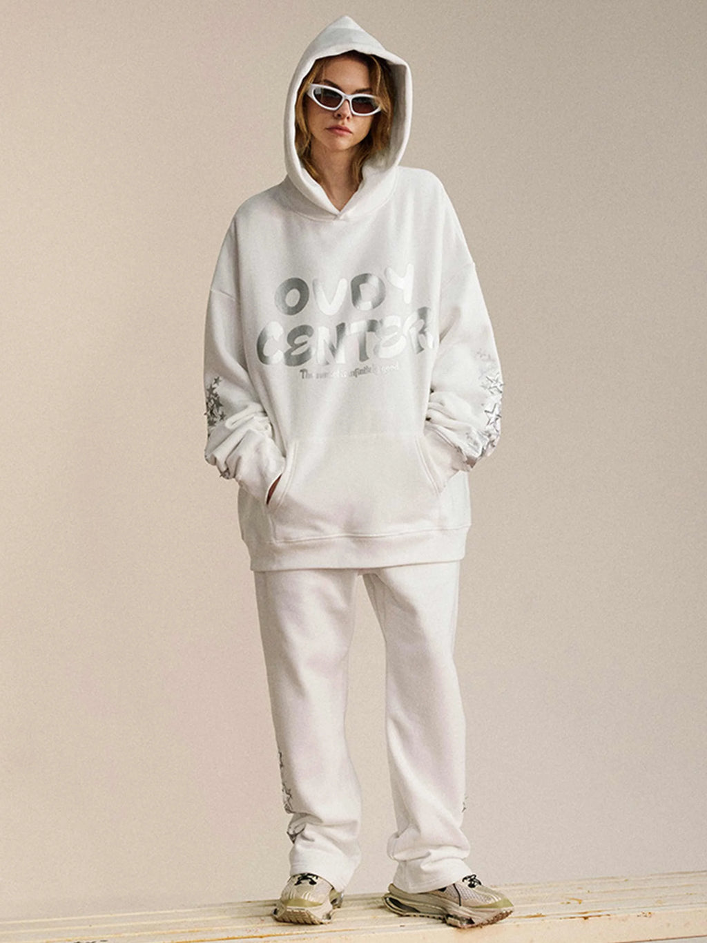 Disguisen Gypsophila Printed Patch Hoodie