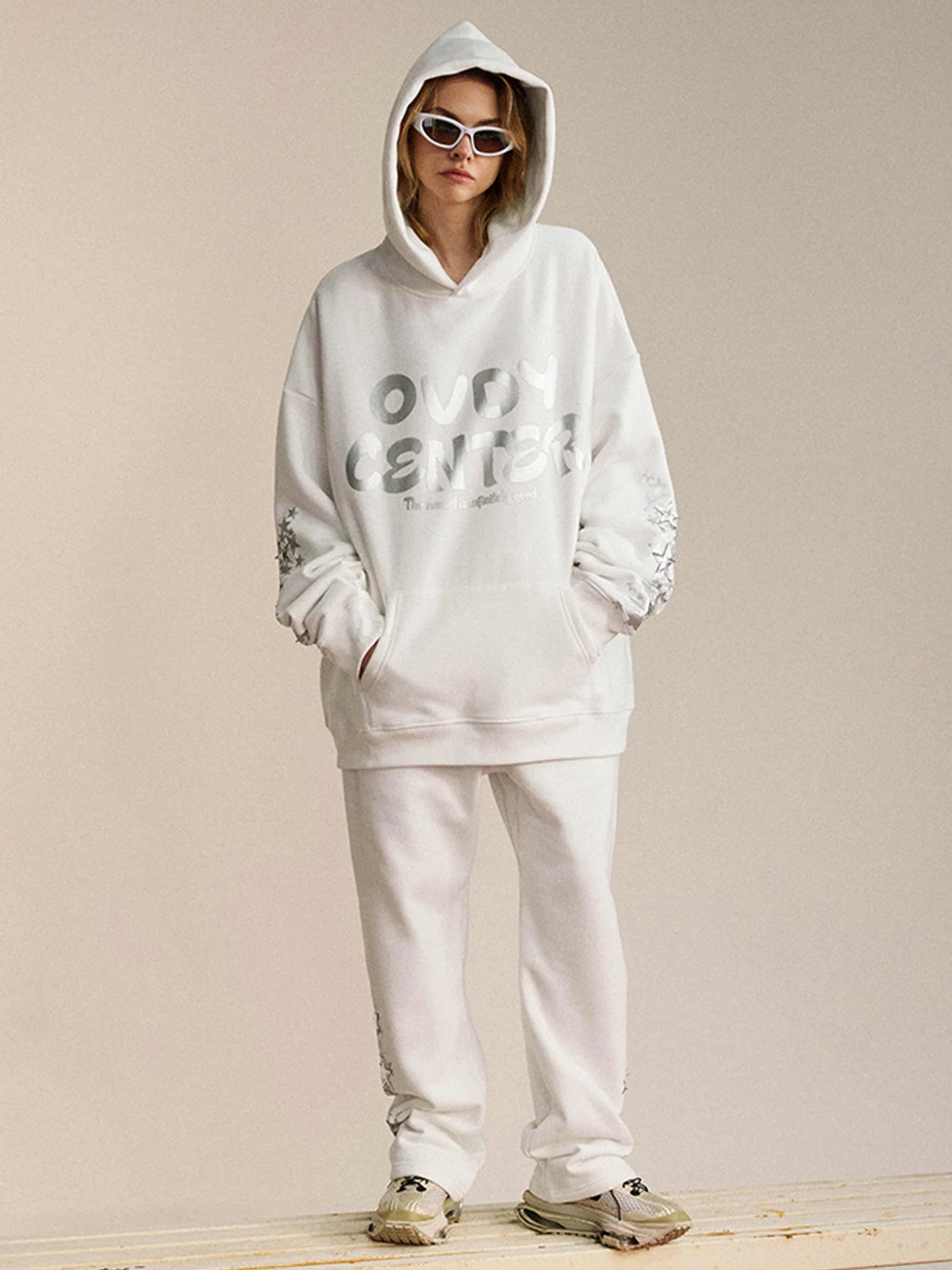Disguisen Gypsophila Printed Patch Hoodie