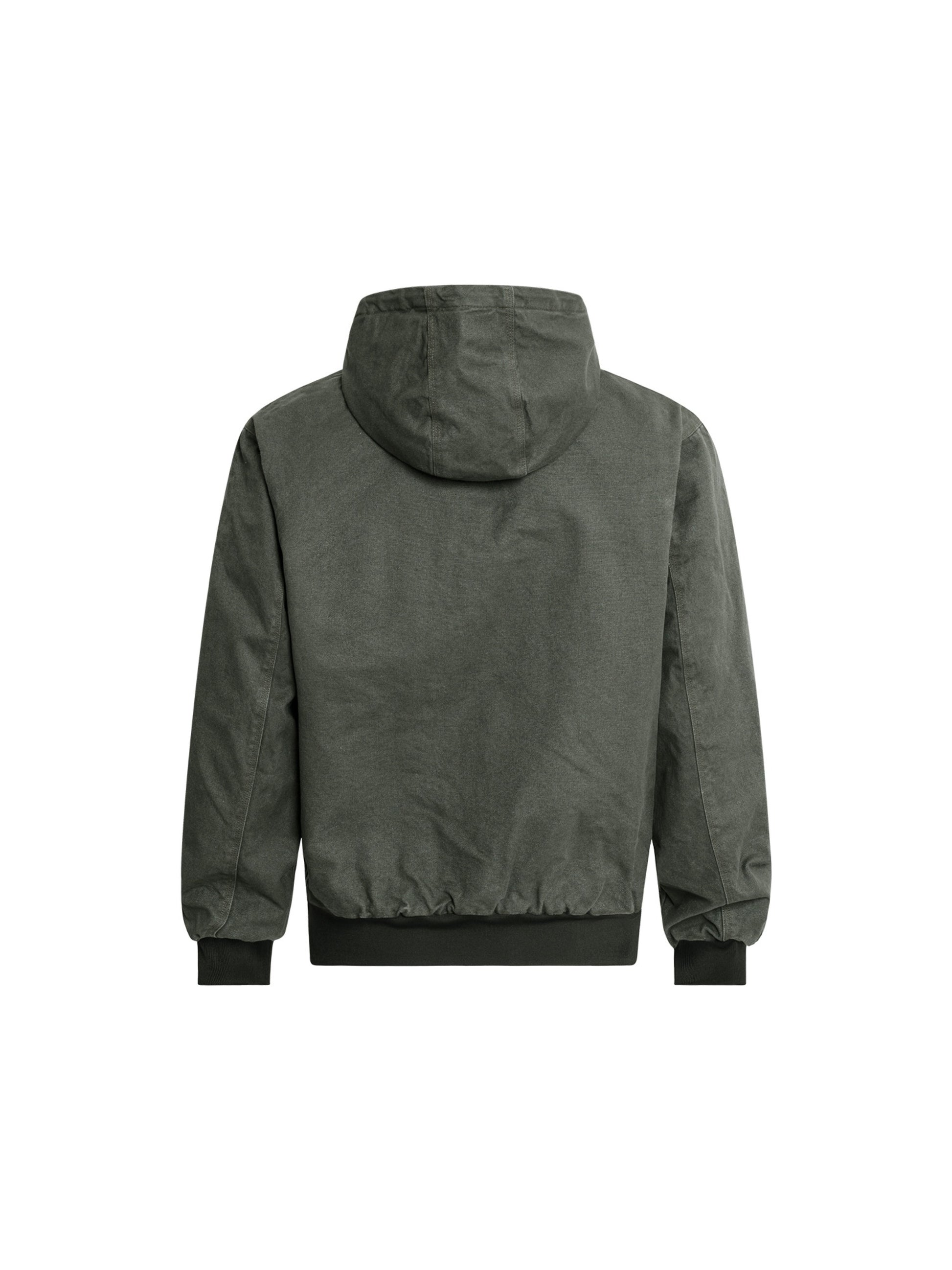 Washed Distressed Quilted Jacket