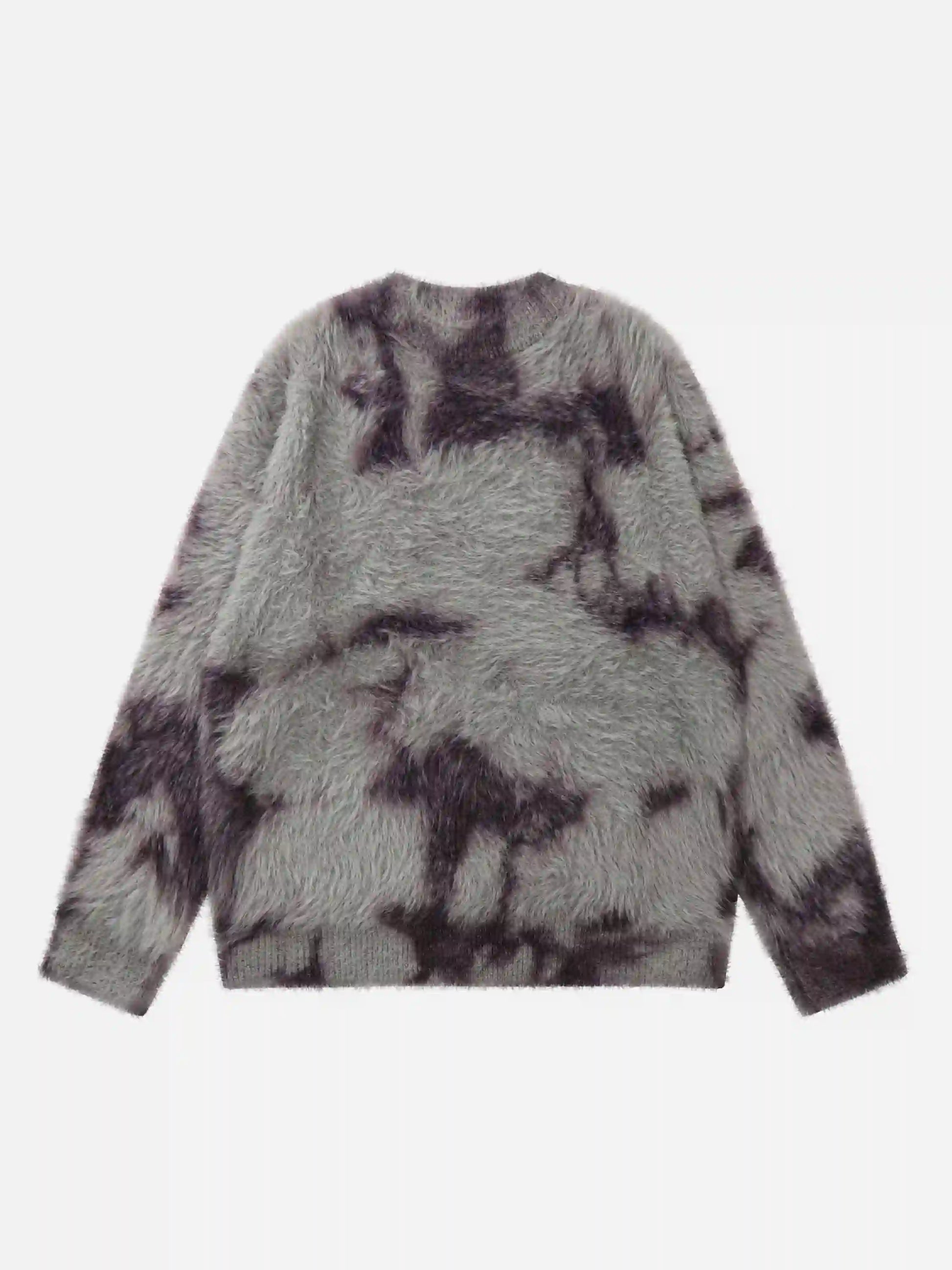 Disguisen Mohair Tie-dye Design Sweater