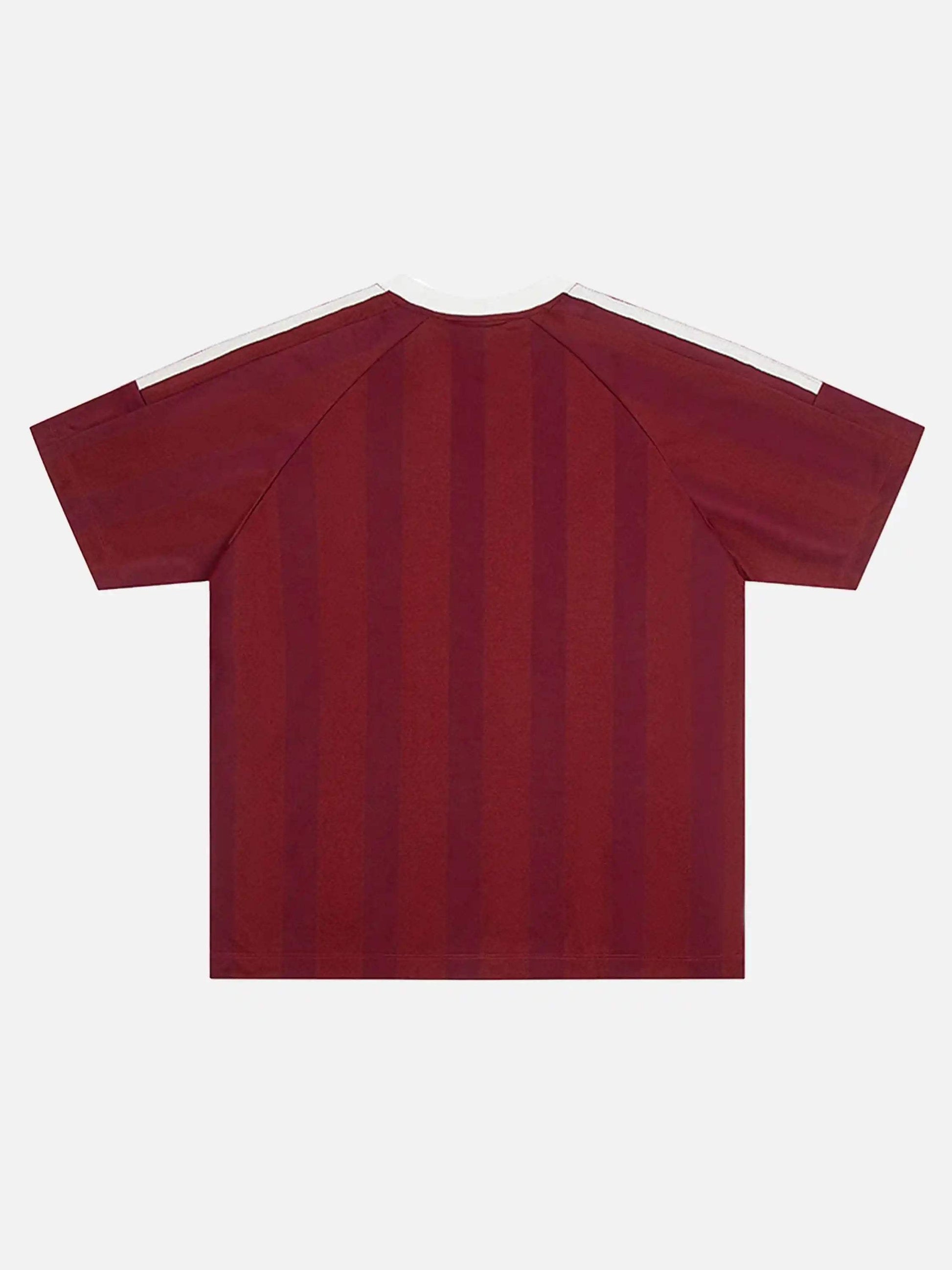 Disguisen High Street Hip Hop Striped Design T-shirt