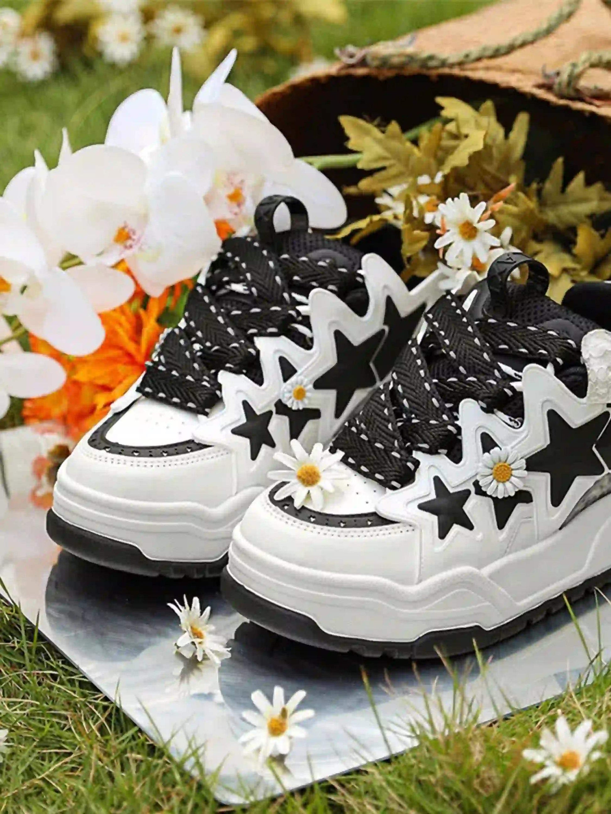 Disguisen Street Daisy Thick-Soled Sneakers