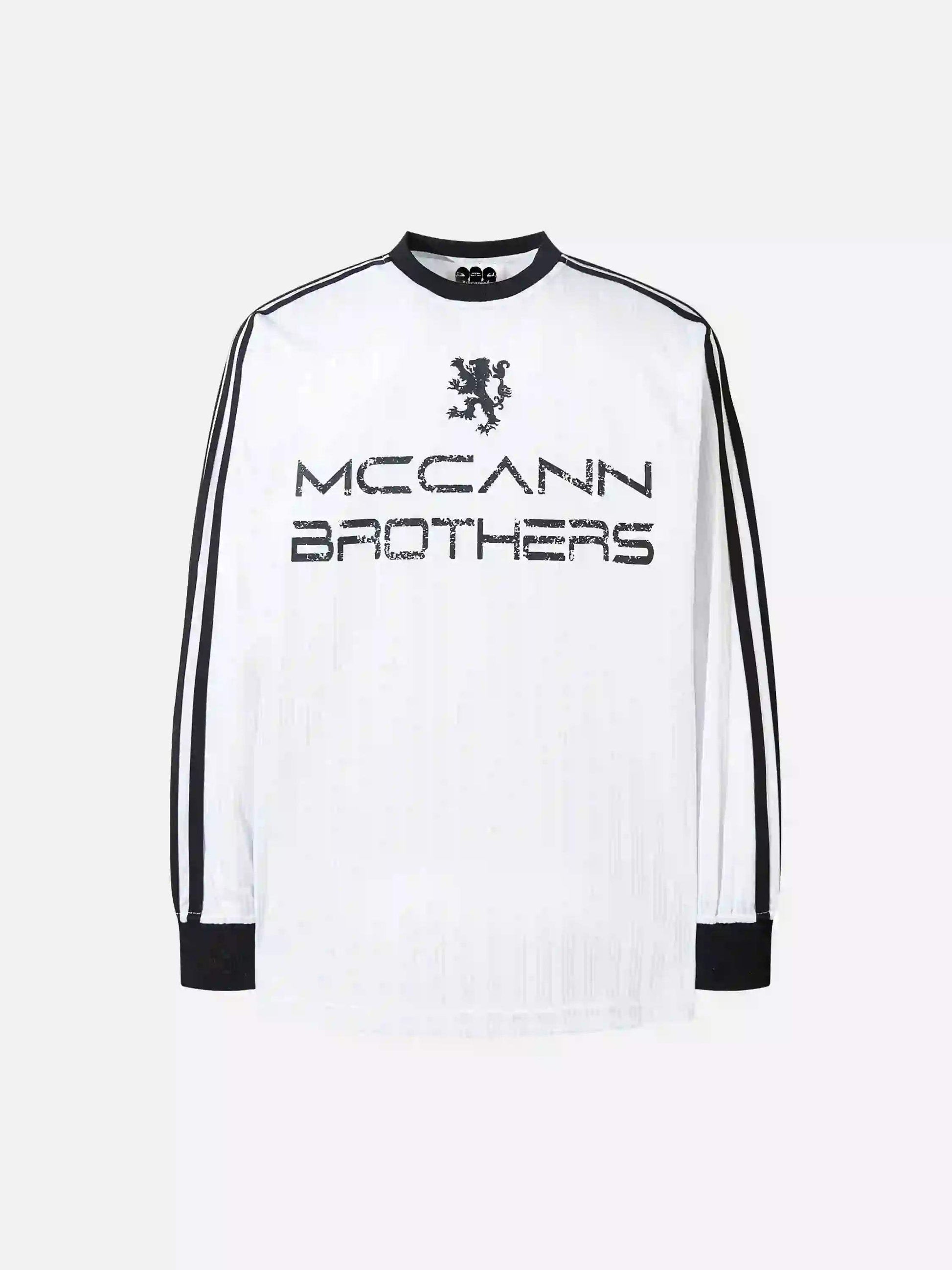 Disguisen American Street Style Printed Long-Sleeved T-Shirt