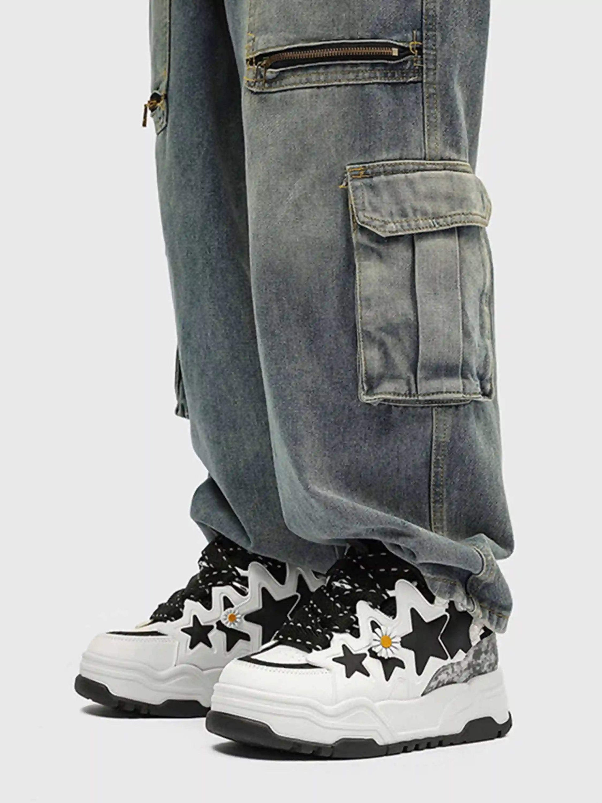 Disguisen Street Daisy Thick-Soled Sneakers
